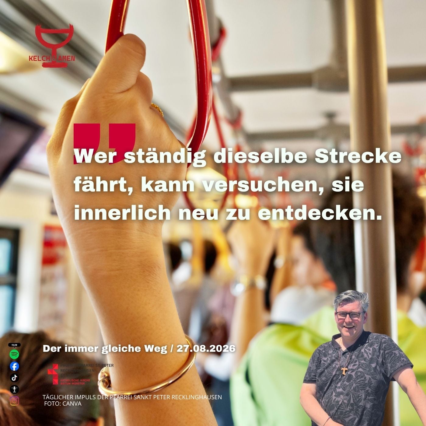 Der immer gleiche Weg // 27.8.2026