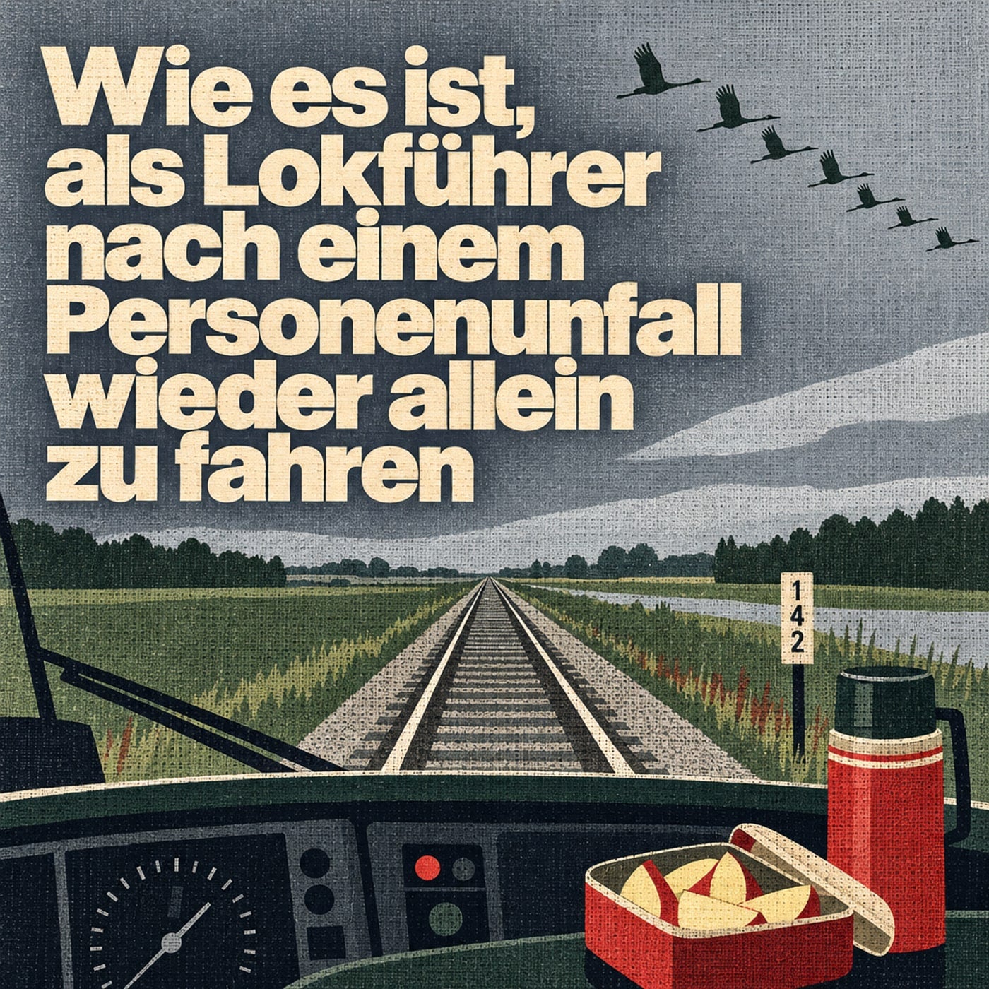 Wie es ist, als Lokführer nach einem Personenunfall wieder allein zu fahren