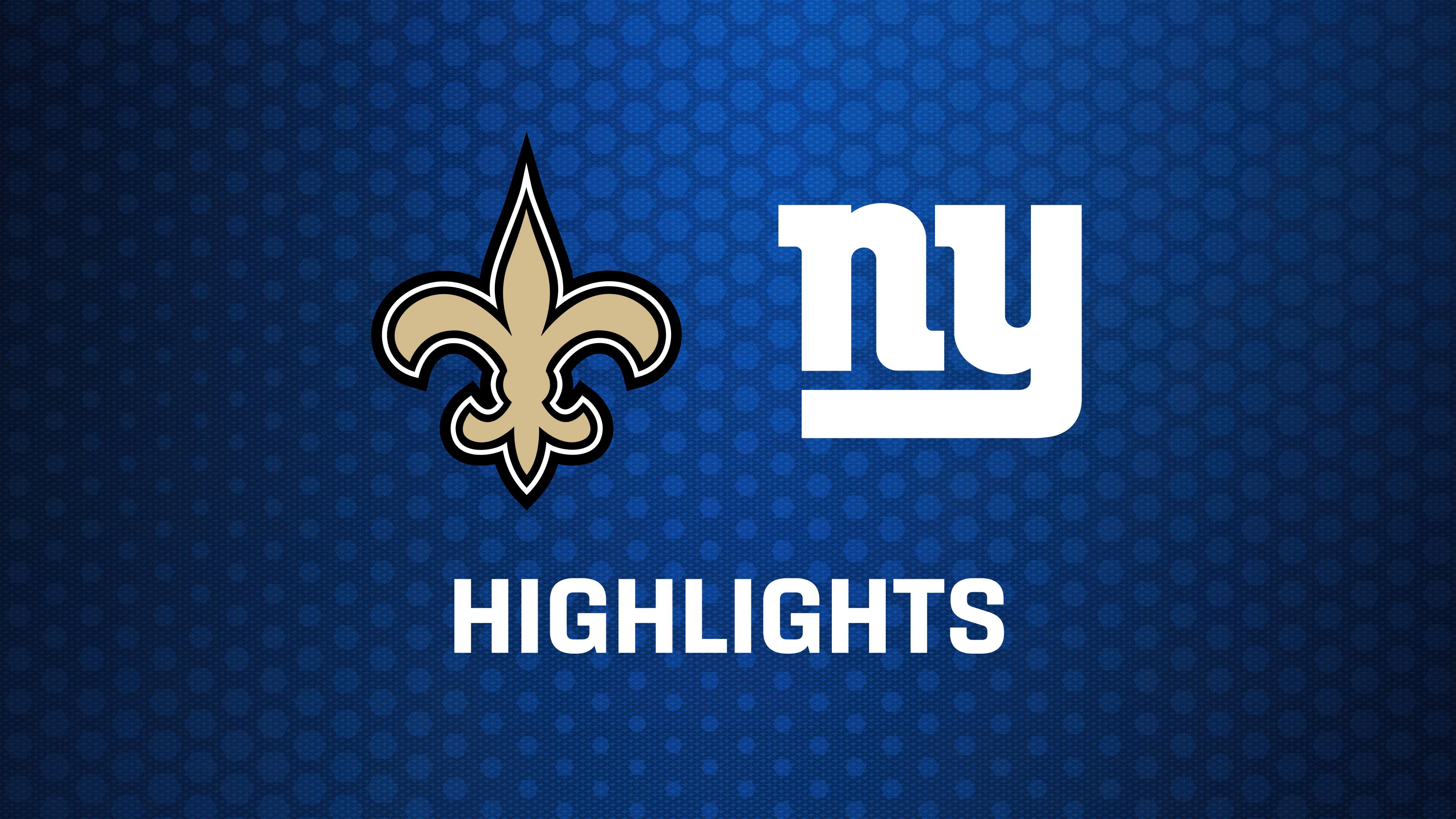 WEEK 6: New Orleans Saints at New York Giants - Highlights