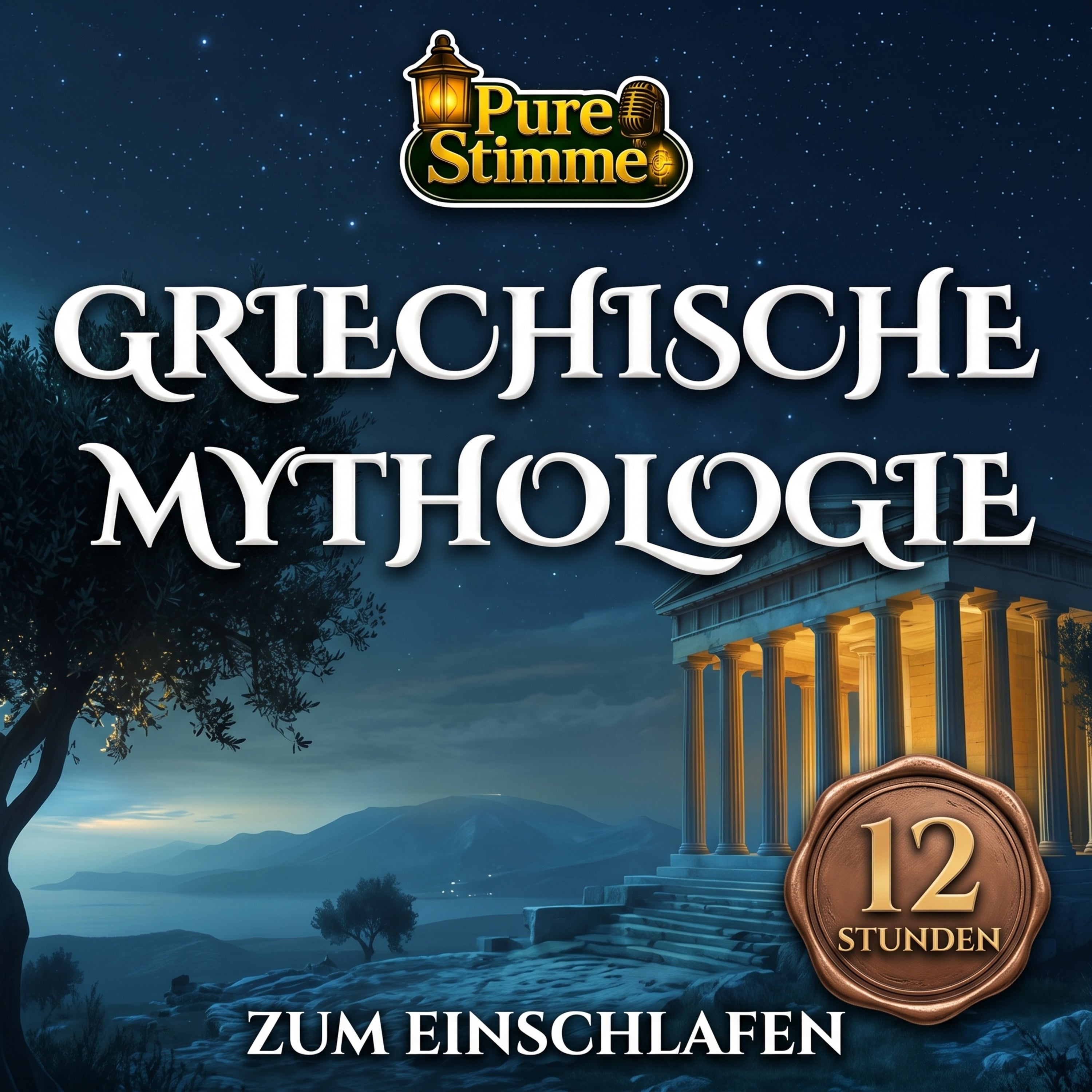 Griechische Mythologie zum Einschlafen – Götter, Helden & die Odyssee | 12 Stunden Hörbuch 🌙