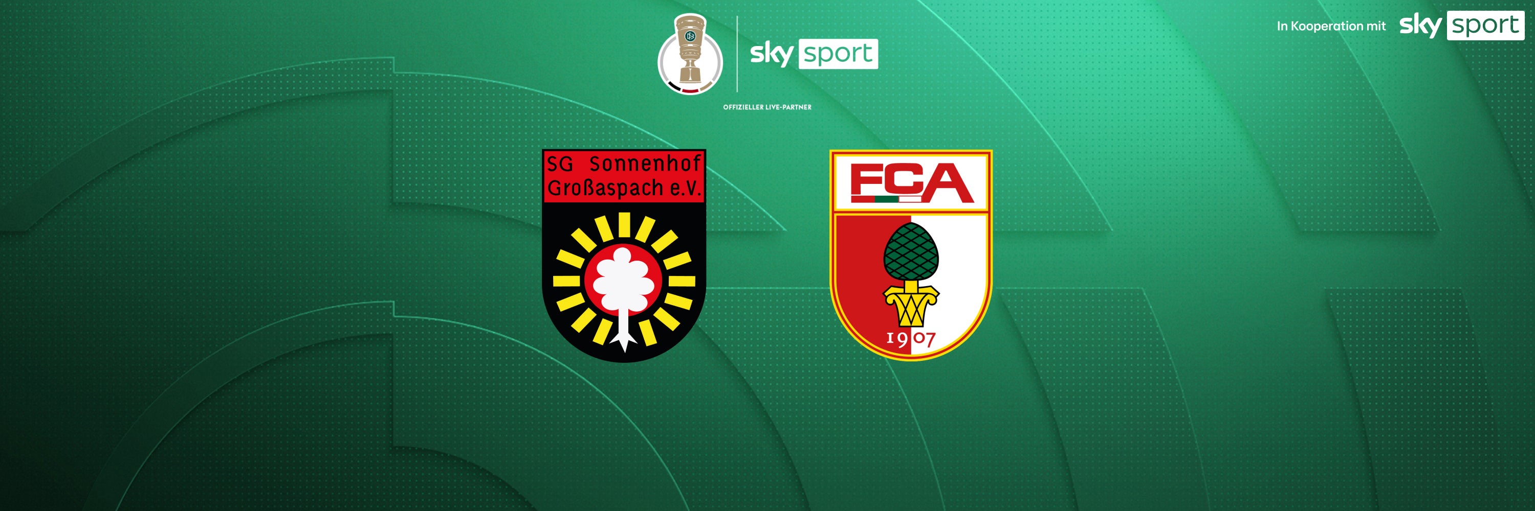 SG Sonnenhof Großaspach - FC Augsburg, 2. Runde