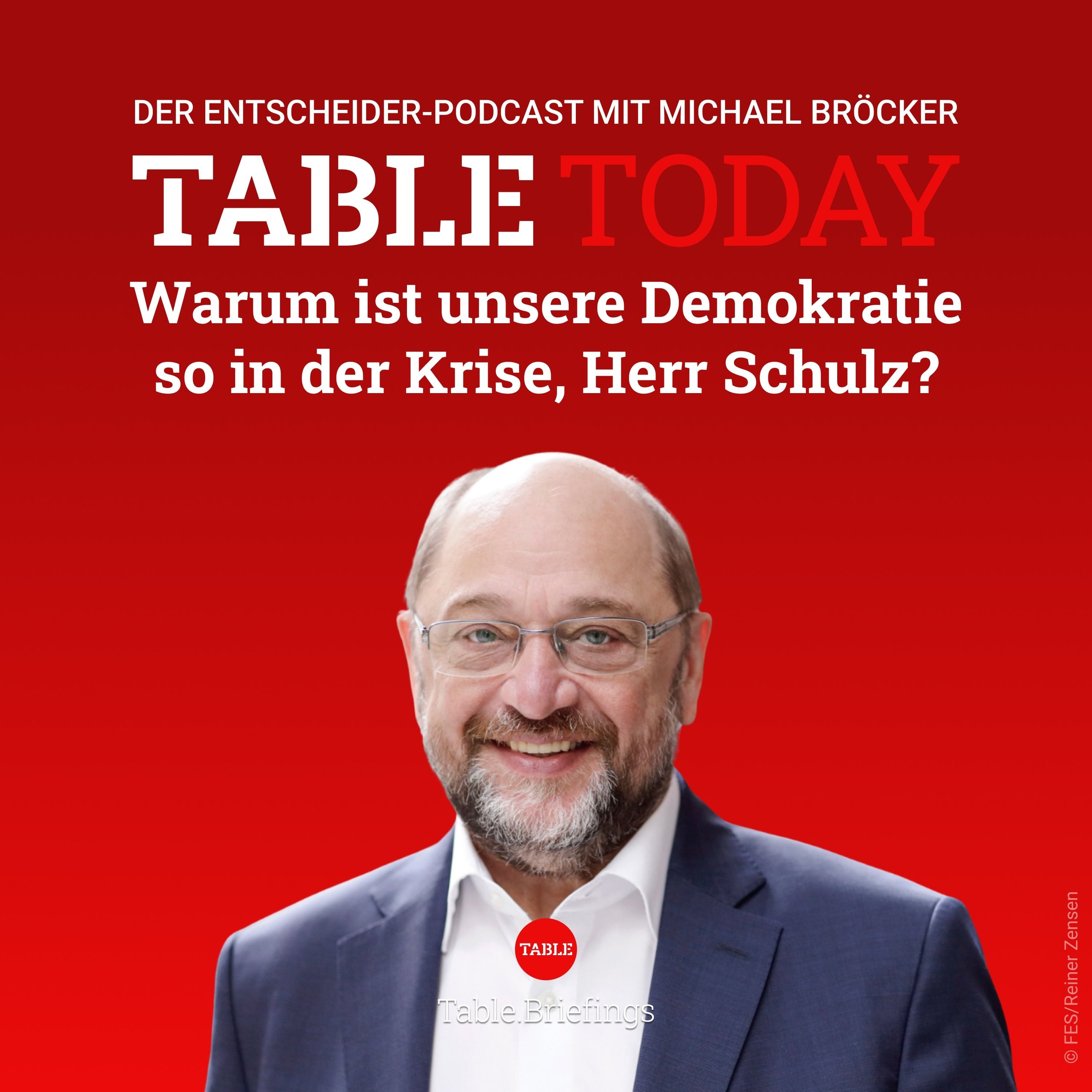 Warum ist unsere Demokratie so in der Krise, Herr Schulz?