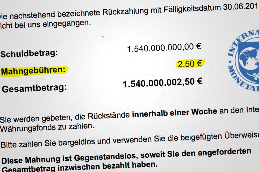 Auch das noch! IWF schickt Griechenland 1. Mahnung