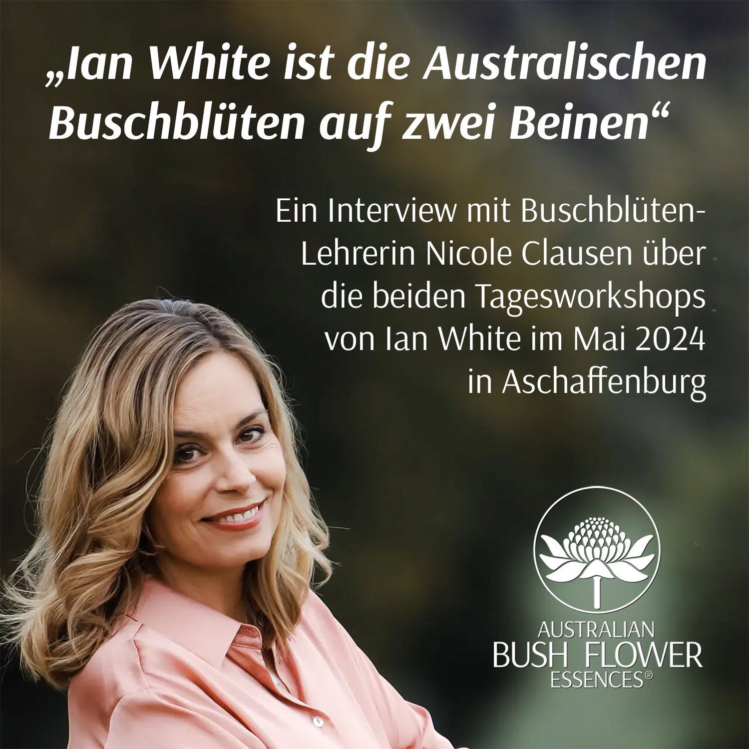 Ian White ist die Australischen Buschblüten auf zwei Beinen