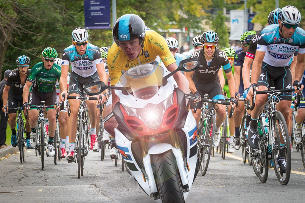 Lautes Knattern und bis zu 200 km/h: Chris Froome unter Dopingverdacht