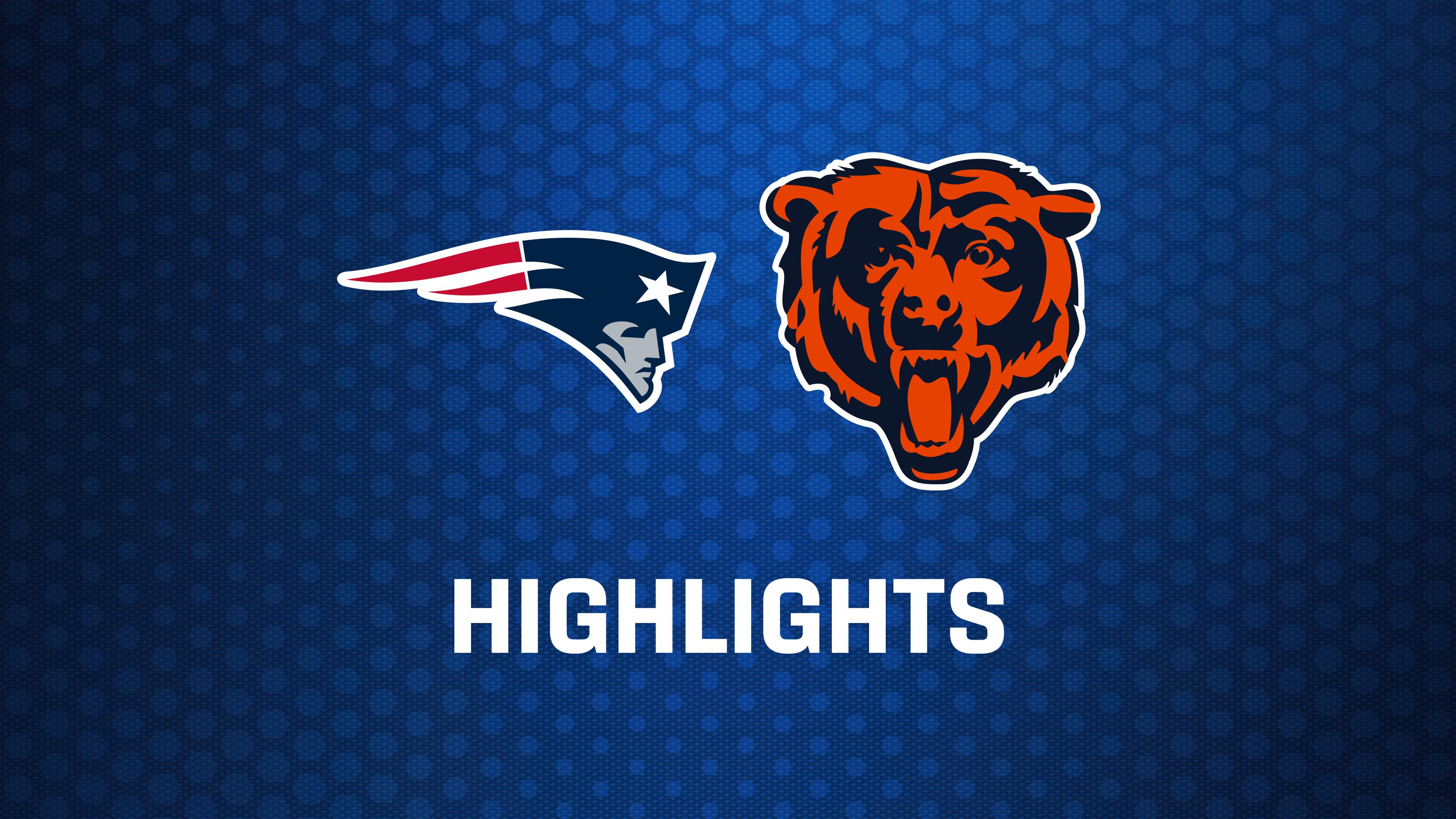 WEEK 7: Thursday Night: New England Patriots at Chicago Bears - Highlights