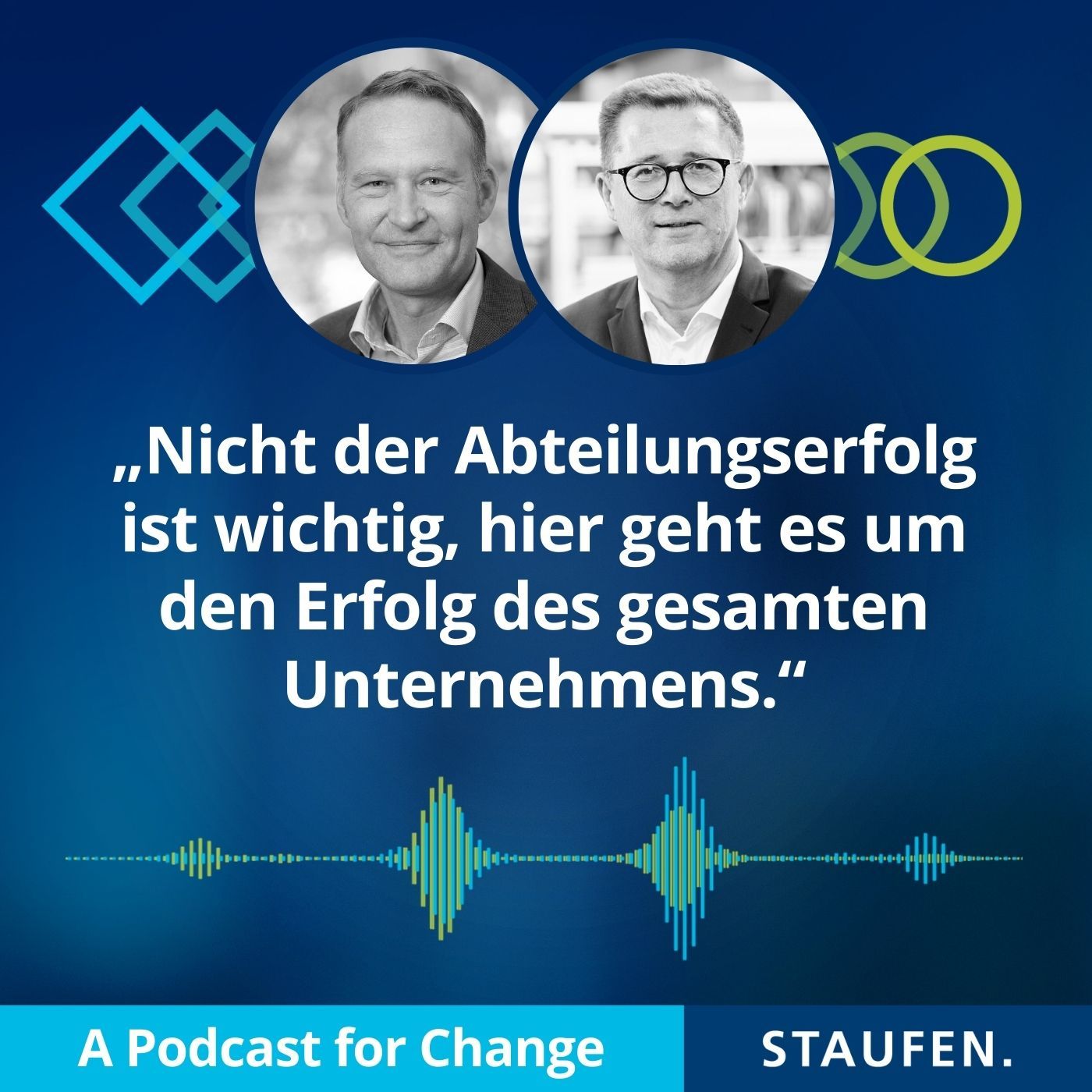 Epsiode 29: „Nicht der Abteilungserfolg ist wichtig, hier geht es um den Erfolg des gesamten Unternehmens.“