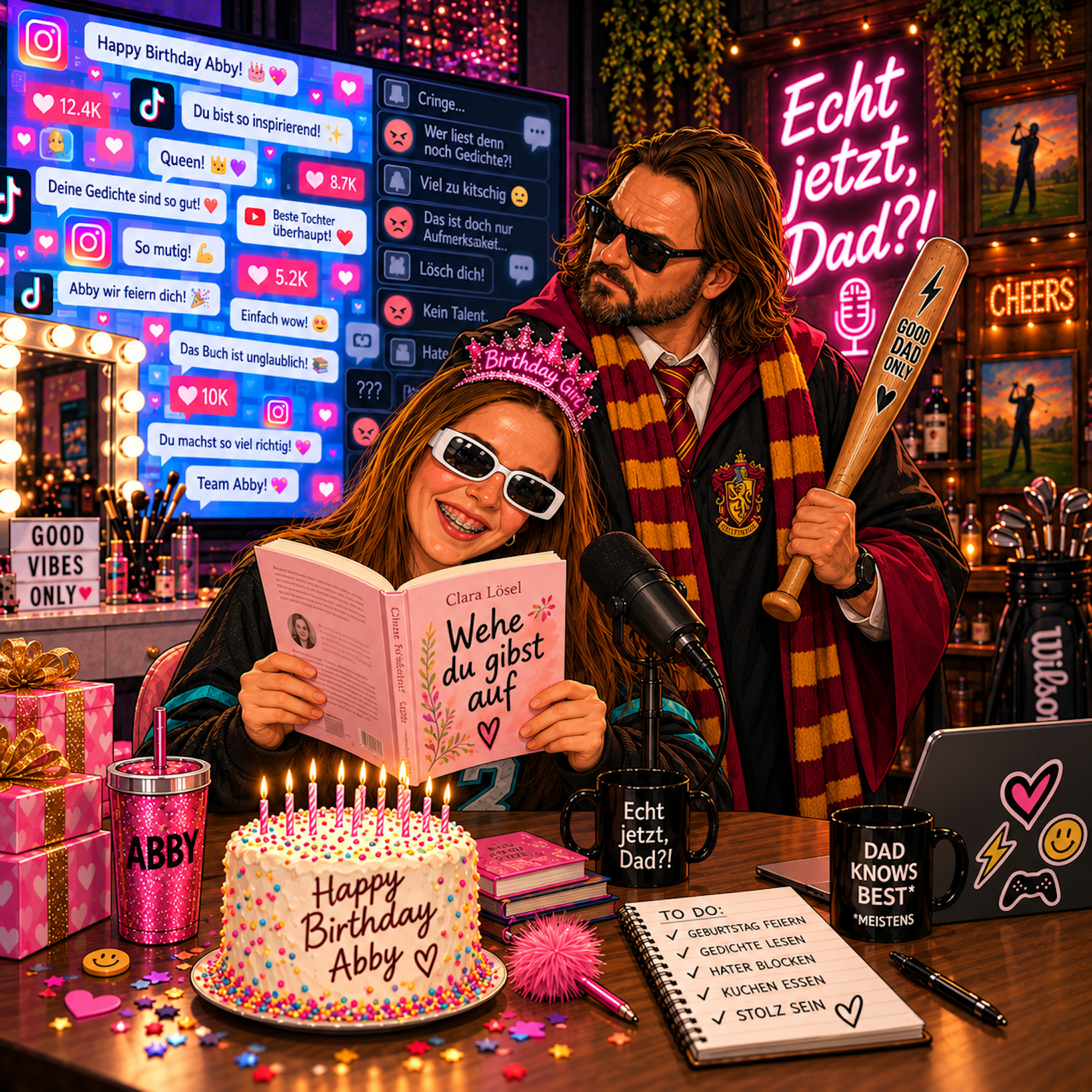 🎙️Folge 13: Abby ist 14! Social Media, Harry Potter & die Gedichte von Clara Lösel