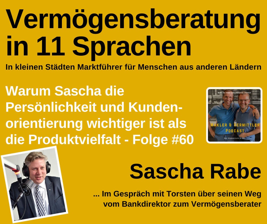 #60 Vermögensberatung in 11 Sprachen - Interview mit Sascha Rabe