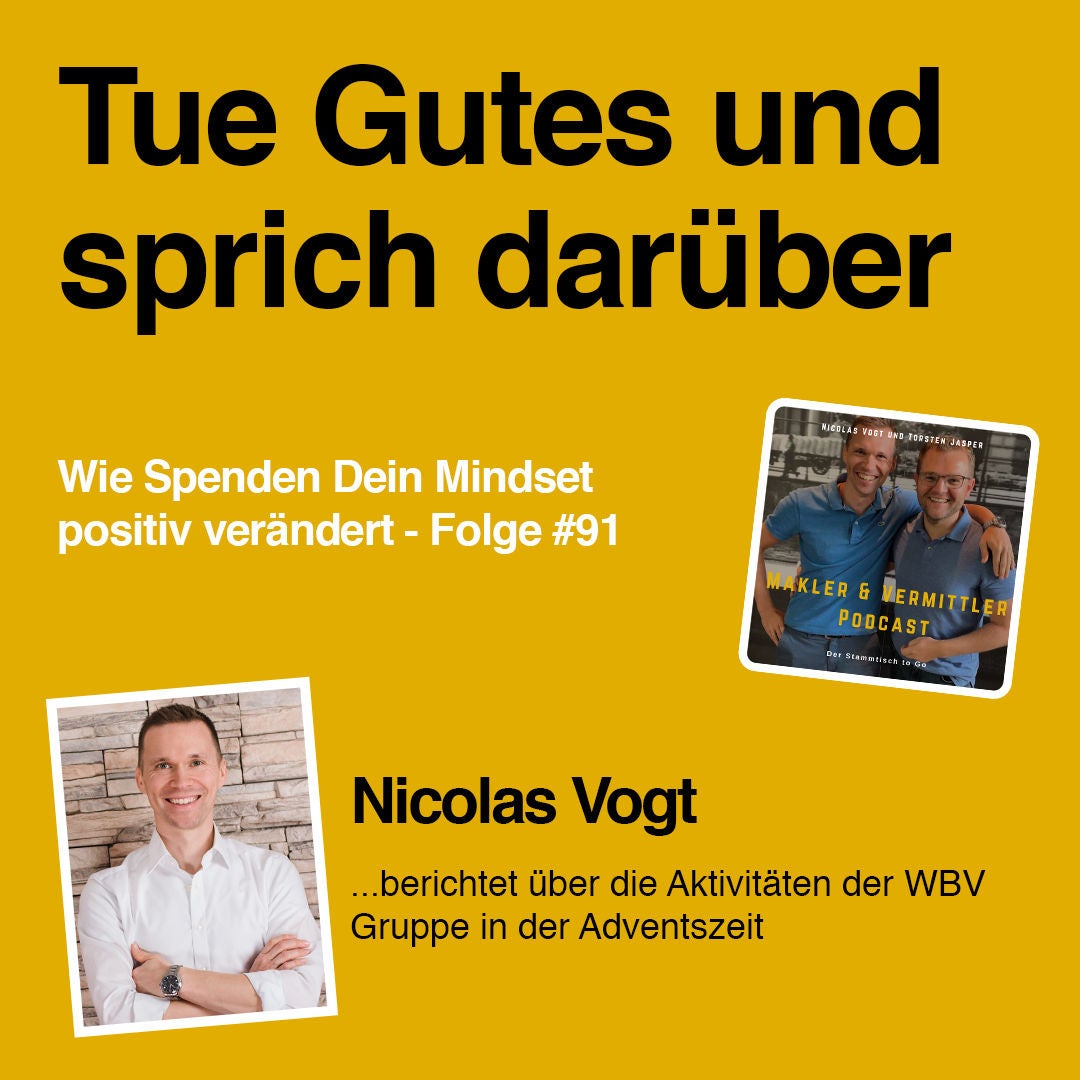 #91 - Tue Gutes und sprich drüber - Interview mit Nicolas Vogt