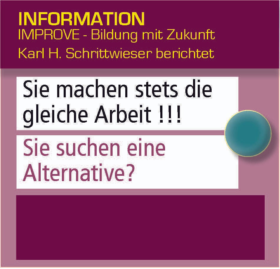 SIE MACHEN STETS DIE GLEICHE ARBEIT !!