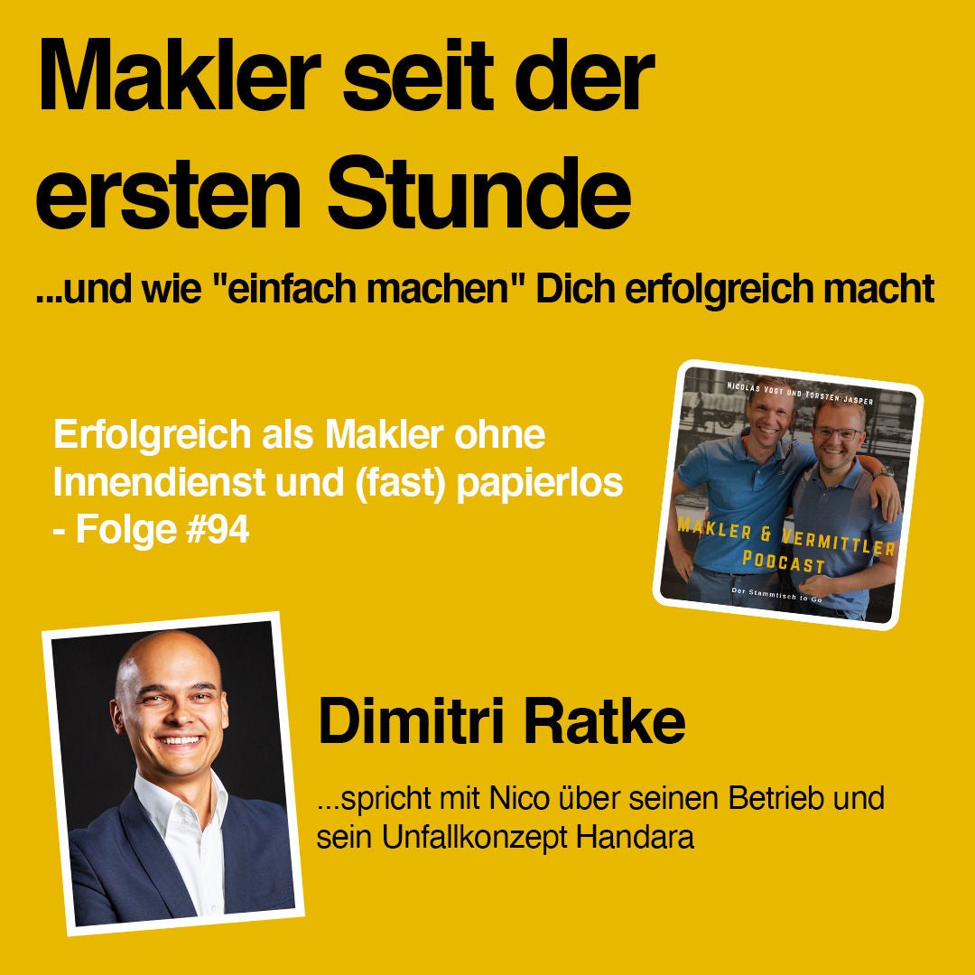 #94 Makler seit der ersten Stunde - Interview mit Dimitri Ratke