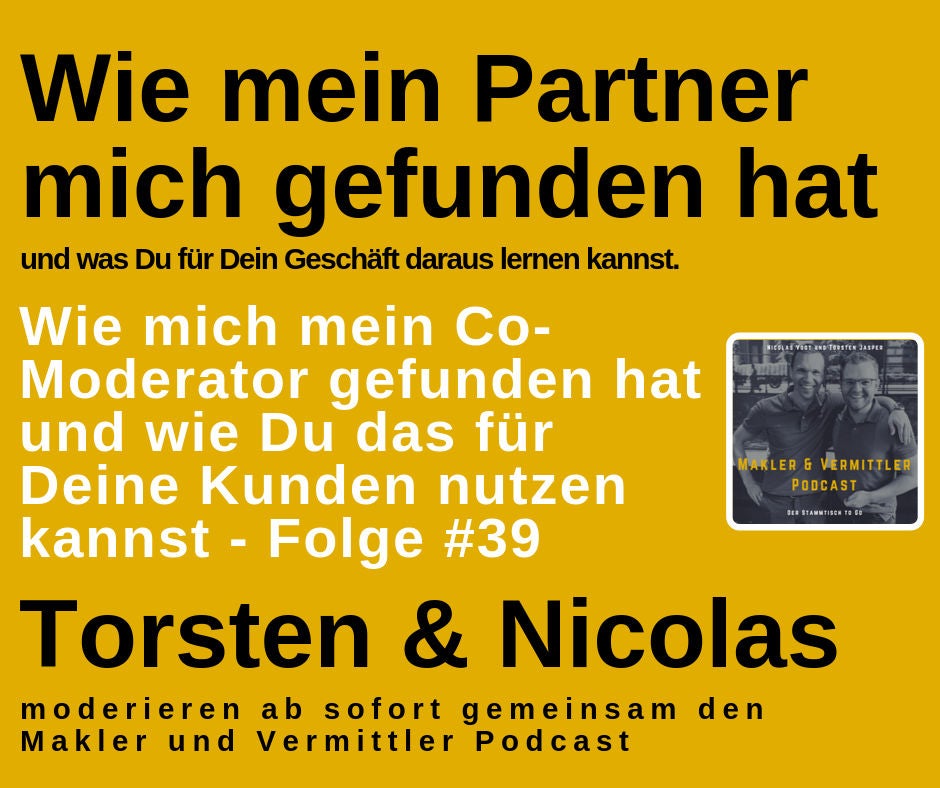 #39 Wie mein Partner mich gefunden hat und was Du daraus für Deine Geschäft lernen kannst.