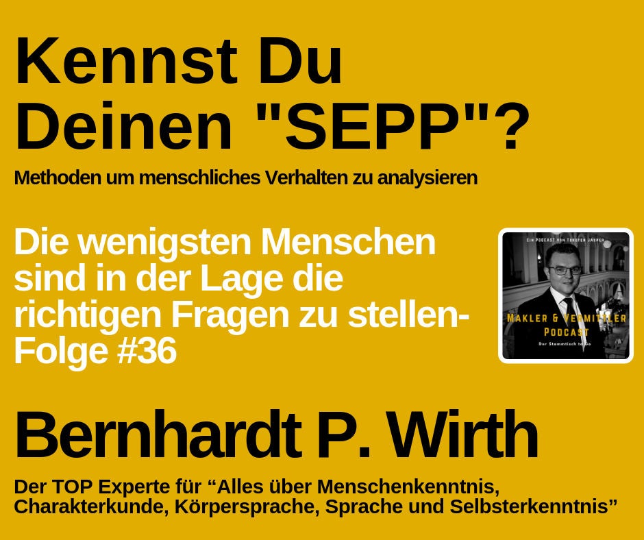 #36 Bernhard P. Wirth über Körpersprache und Analyse von menschlichem Verhalten