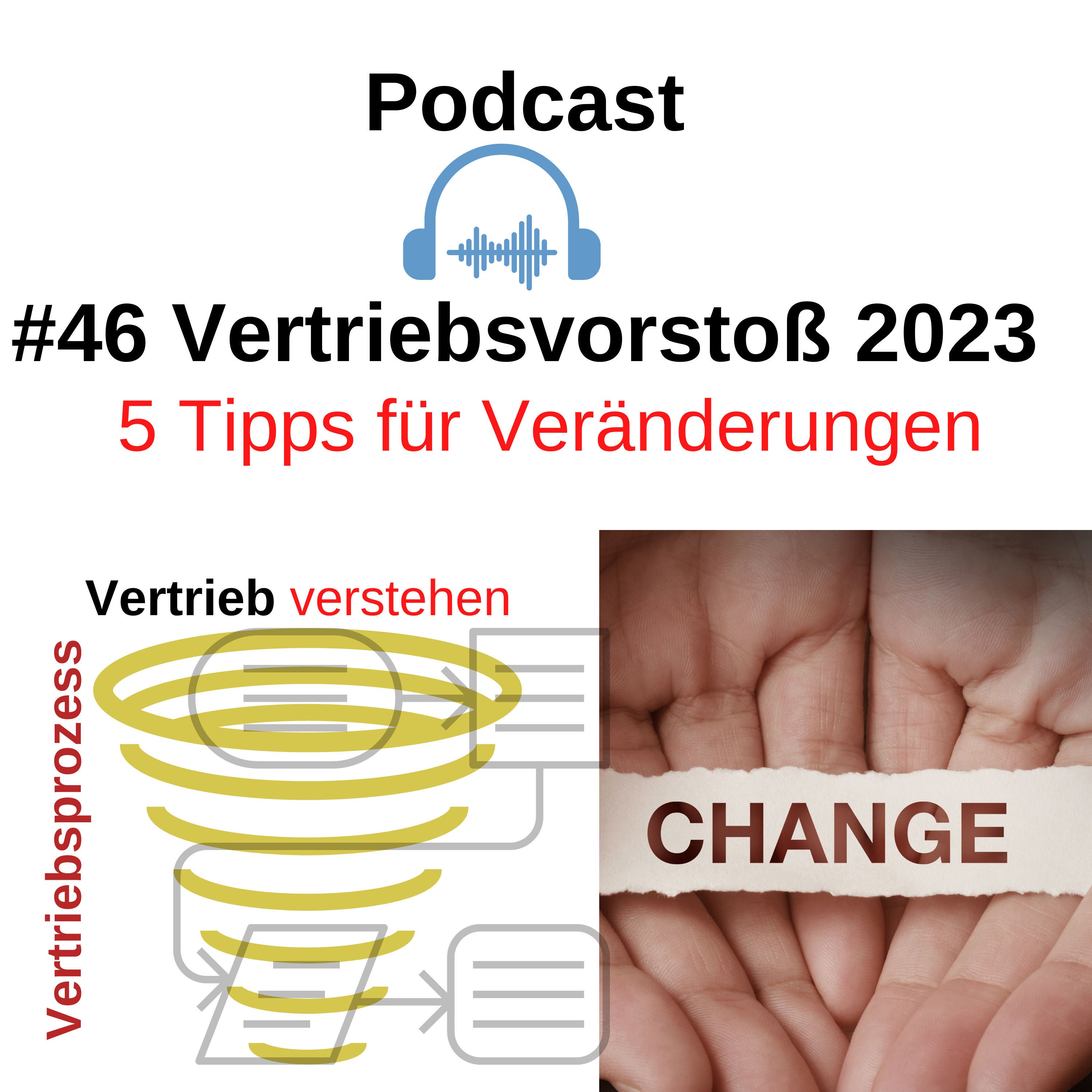 #46 Vertriebsvorstoß 2023- 5 Tipps wie du Veränderungen angehst.