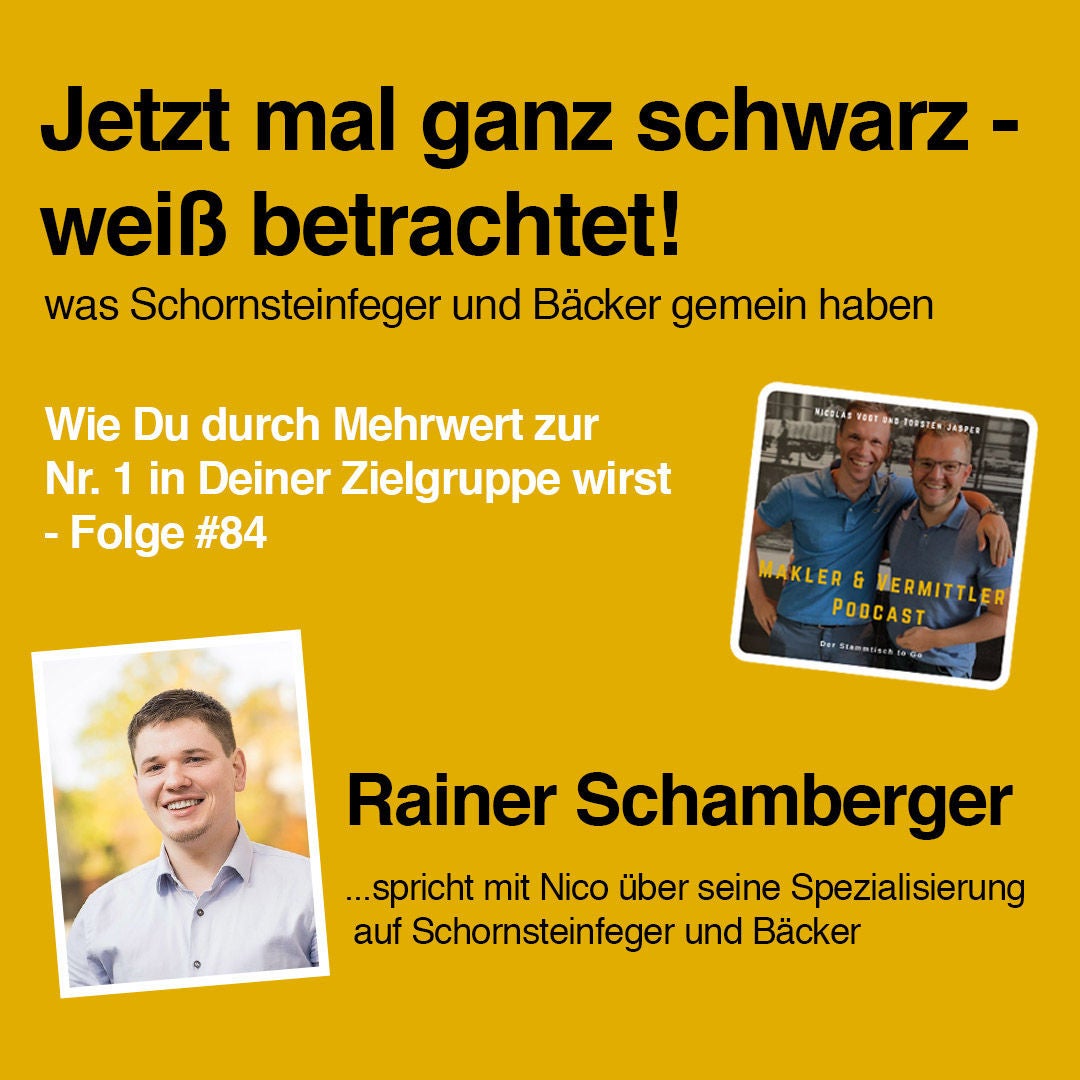 #84 Jetzt mal ganz schwarz - weiß betrachtet - Interview mit Rainer Schamberger