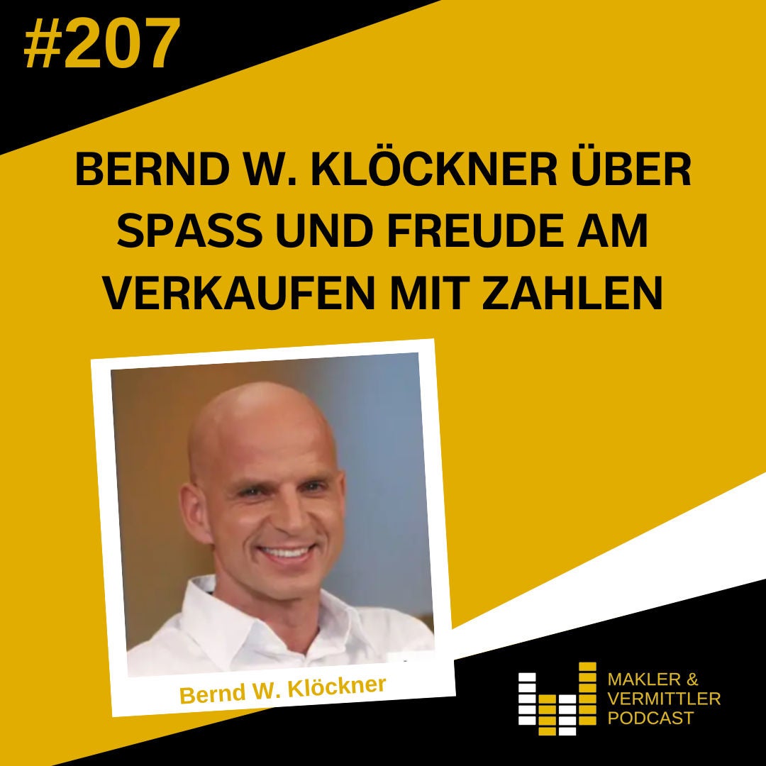 #207 Bernd W. Klöckner über Spaß und Freude am Verkaufen mit Zahlen