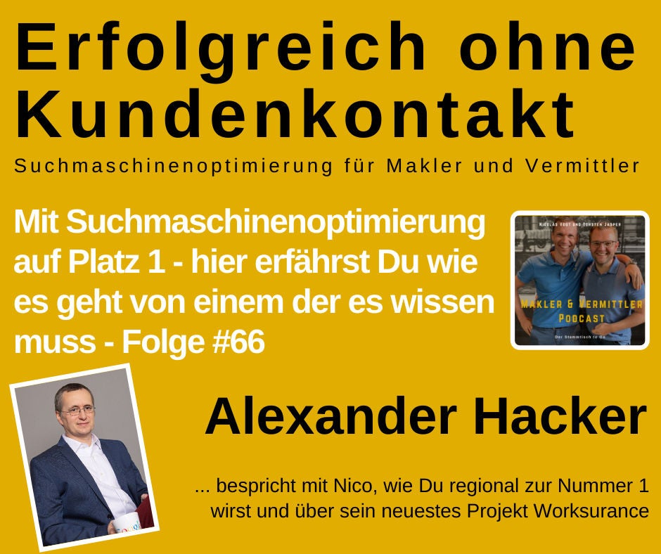 #66 Makler SEO - Interview mit Alexander Hacker