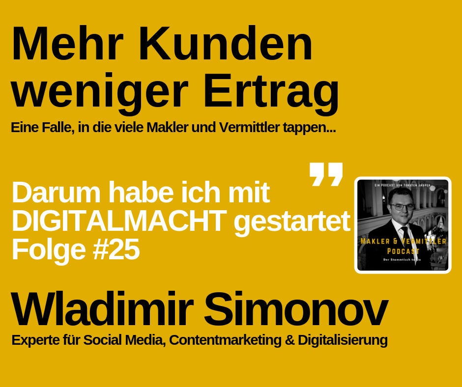#25 DIGITALMACHT - Warum Wladimir Simonov dieses Projekt gestartet hat