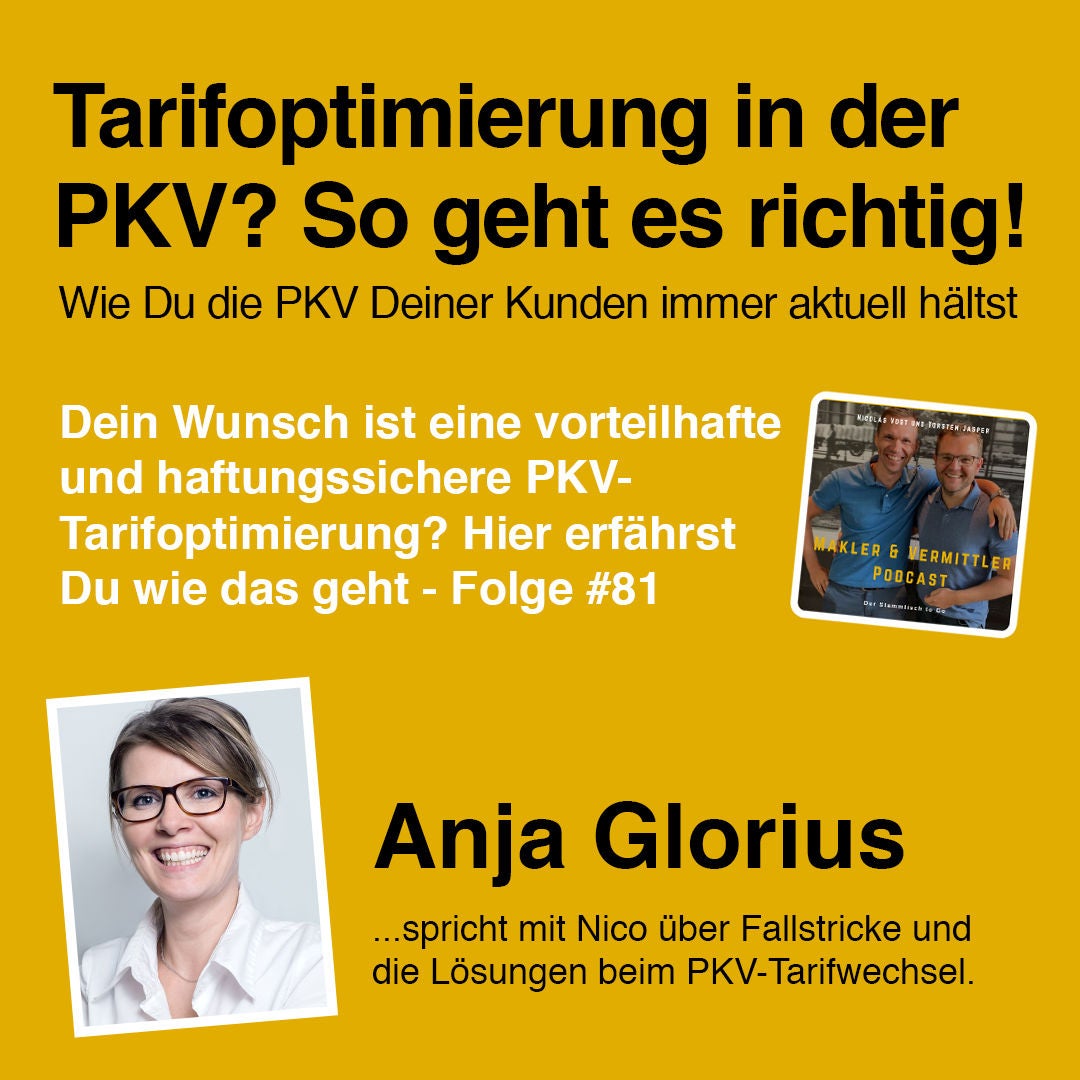 #81Tarifoptimierung in der PKV - Interview mit Anja Glorius