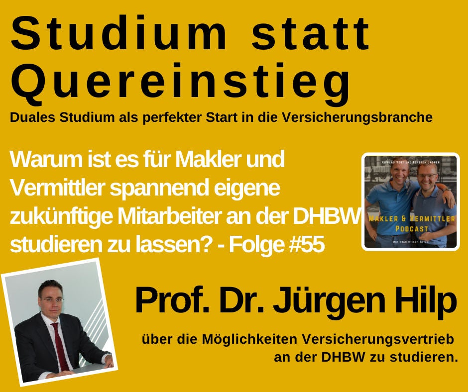 #55 Studium statt Quereinstieg - das duale Studium als perfekter Start in die Versicherungsbranche