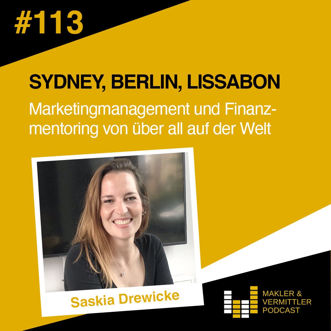 #113 Sydney Berlin Lissabon - Marketingmanagement und Finanzmentoring - Interview mit Saskia Drewicke