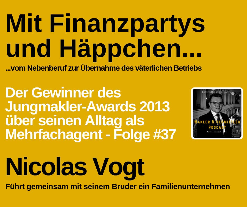#37 Nicolas Vogt spricht über seinen Alltag als Mehrfachagent