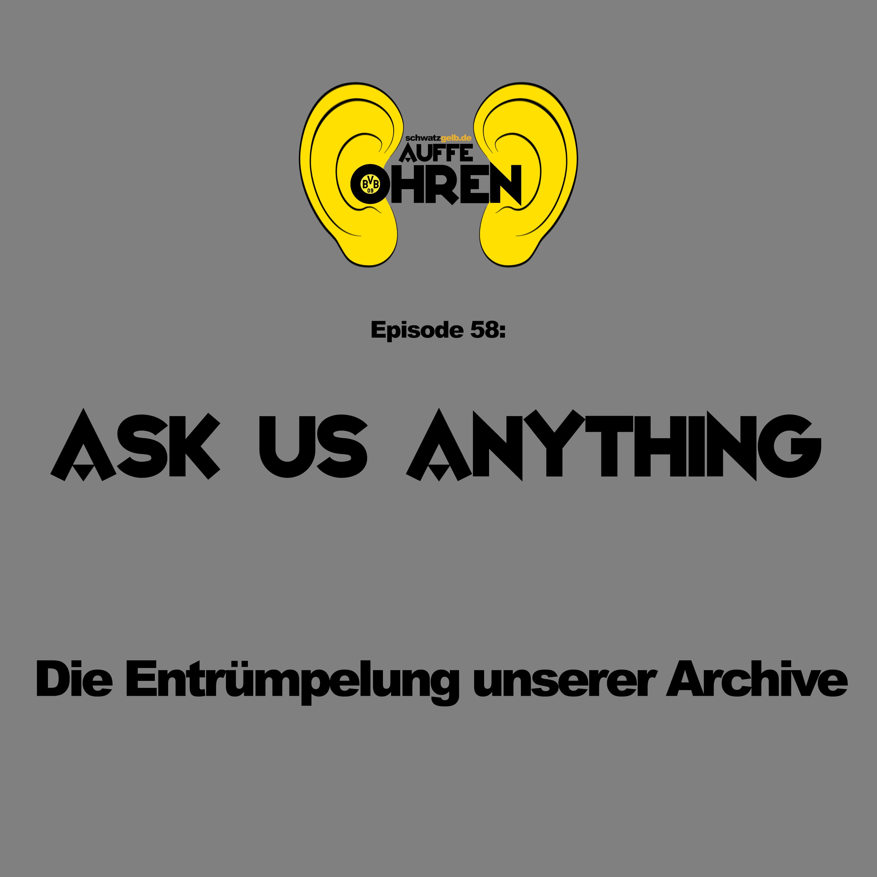 Auffe Ohren #58: Ask us anything