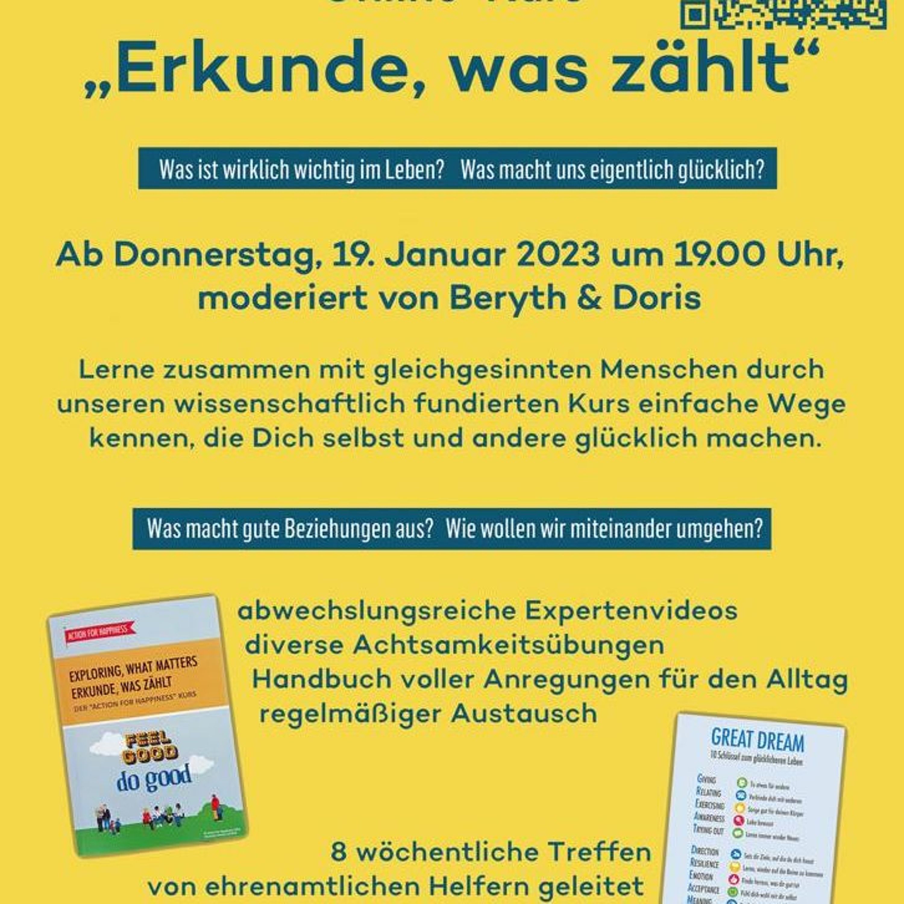 Action for happiness - Sei bereit für das Glück