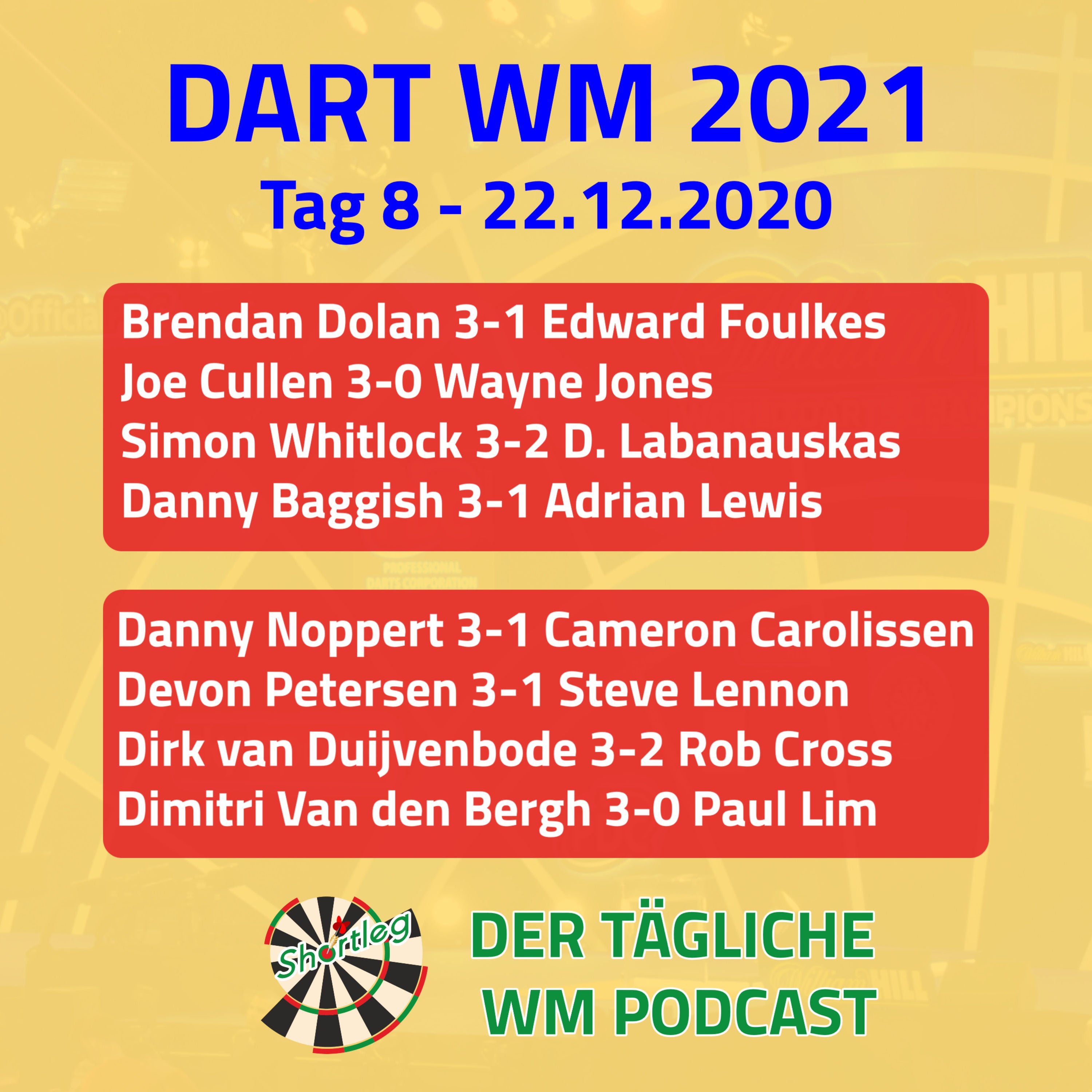 Shortleg - PDC WM 2021 - Tag 8