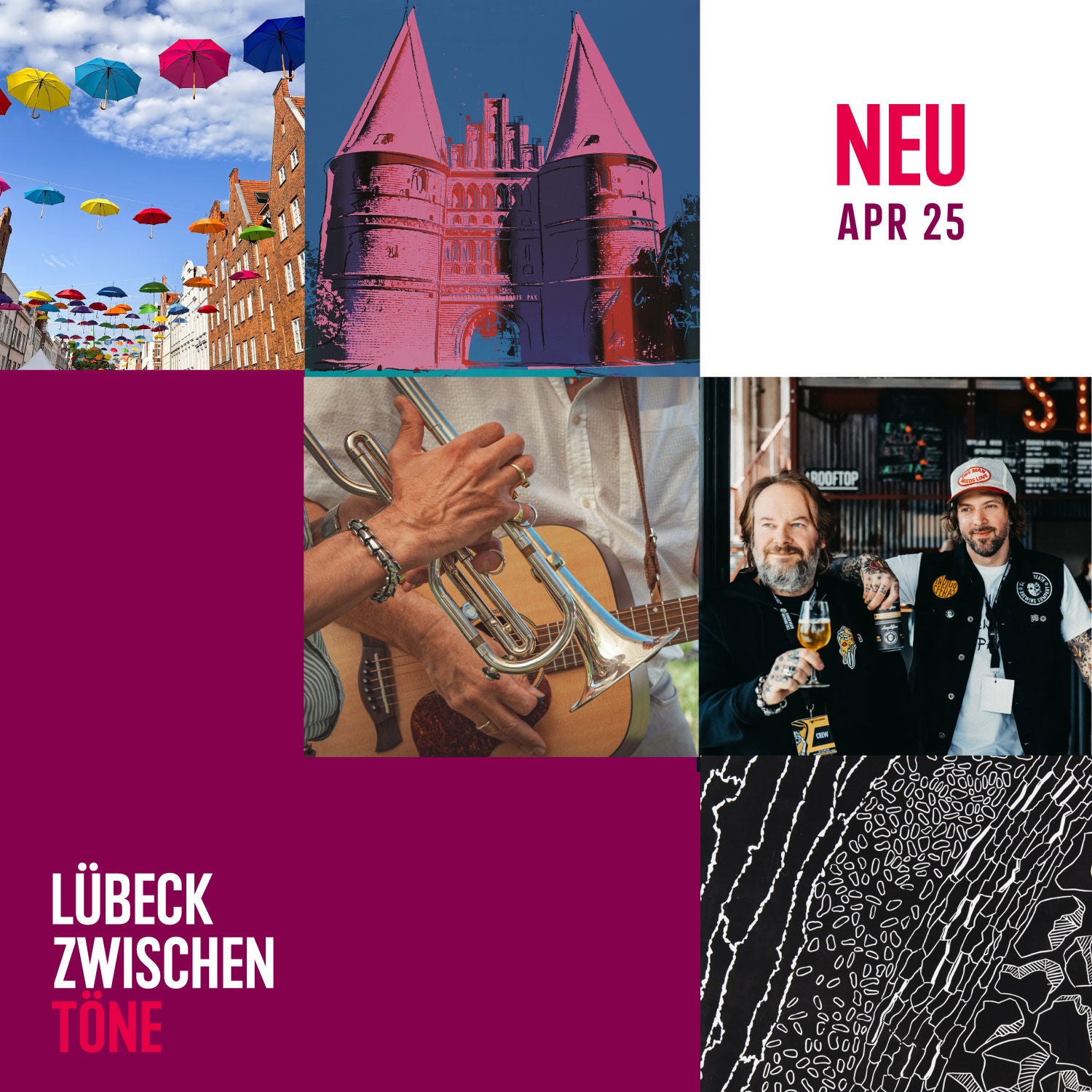 Andy Warhol, Sudden Death, Bienen und Konzerte im sonnigen Lübeck im April