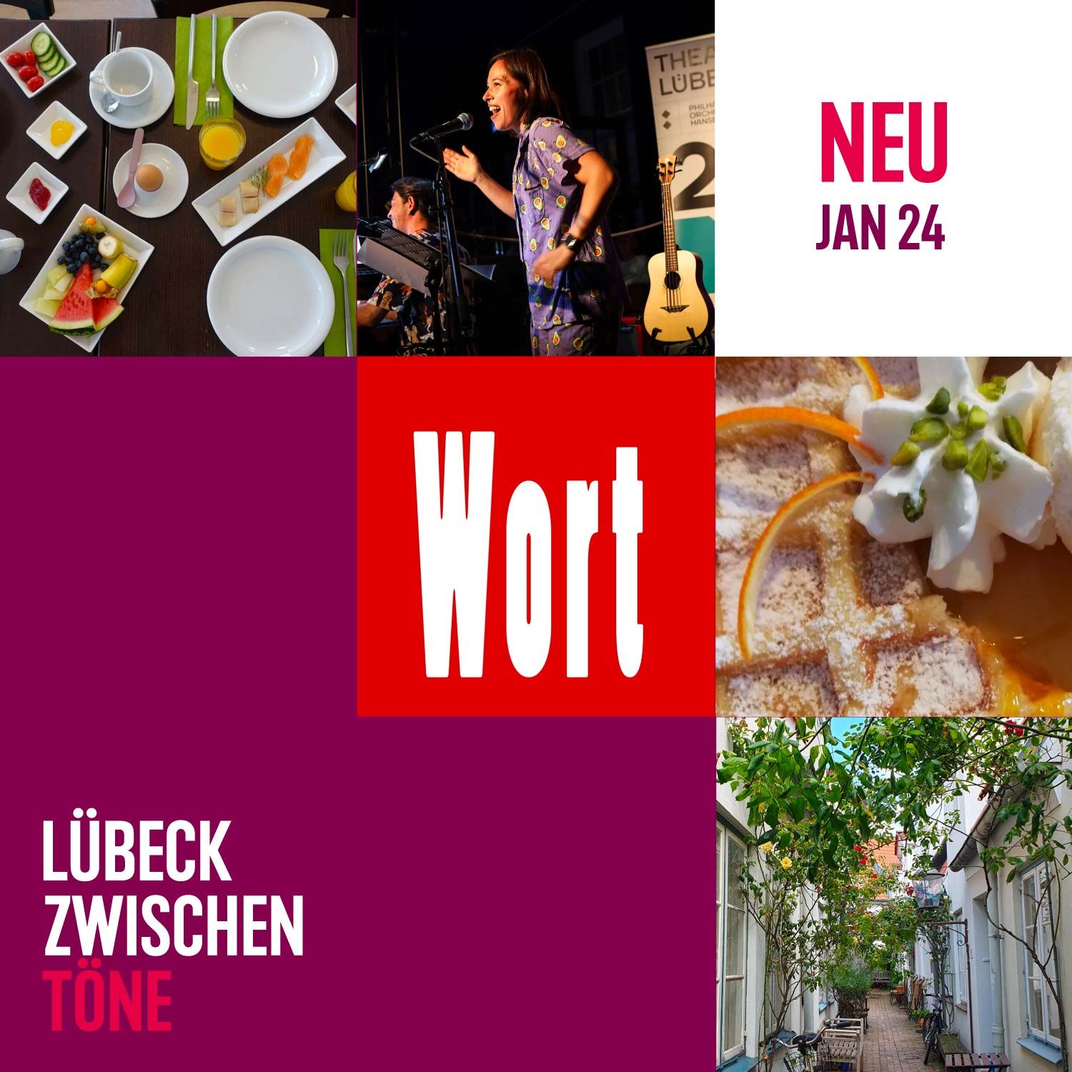 Liebes-Maschinen, Wortinseln und Waffeln im Januar in Lübeck