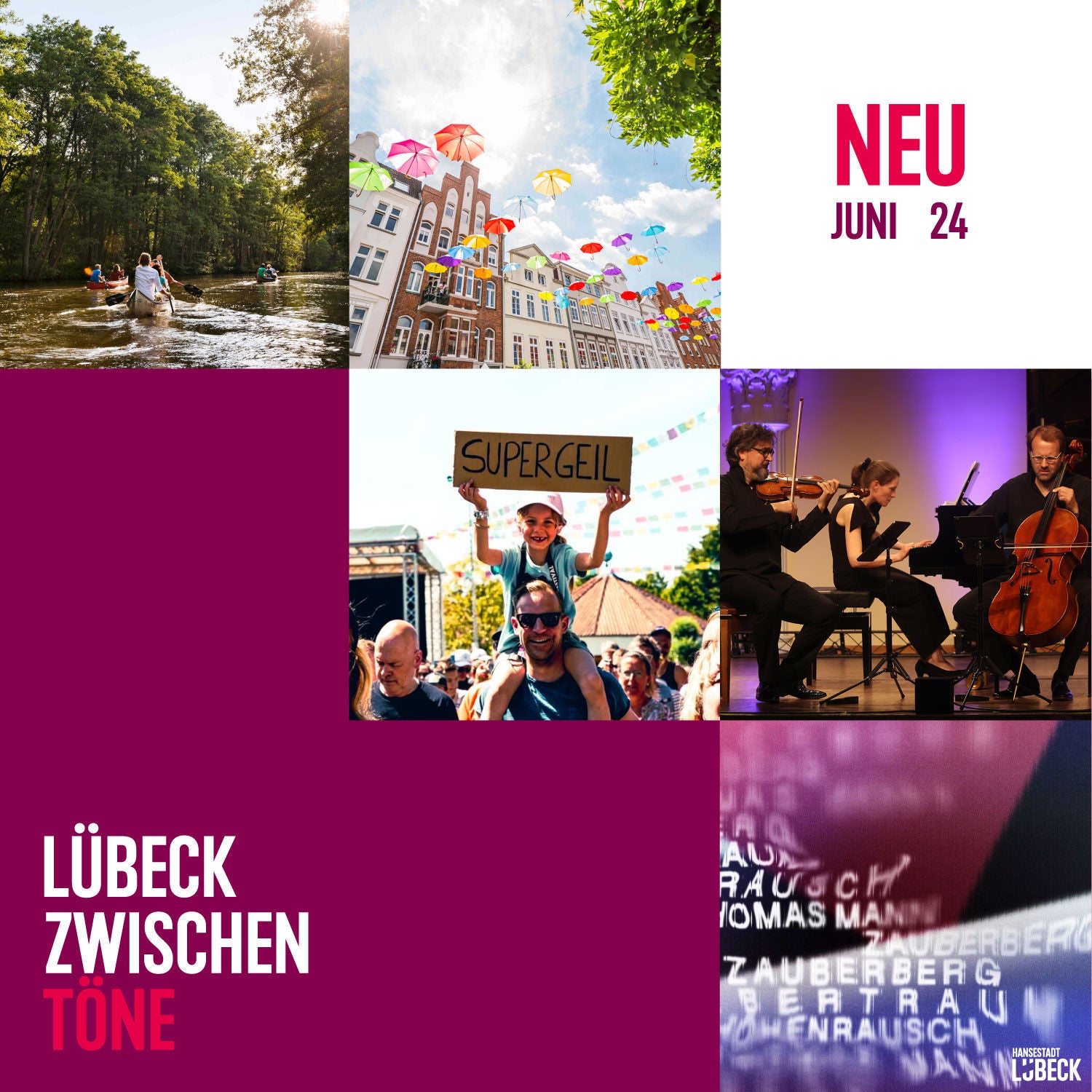 HanseKulturFestival, Zauberberg, Superkunst und Kammermusik im Juni in Lübeck
