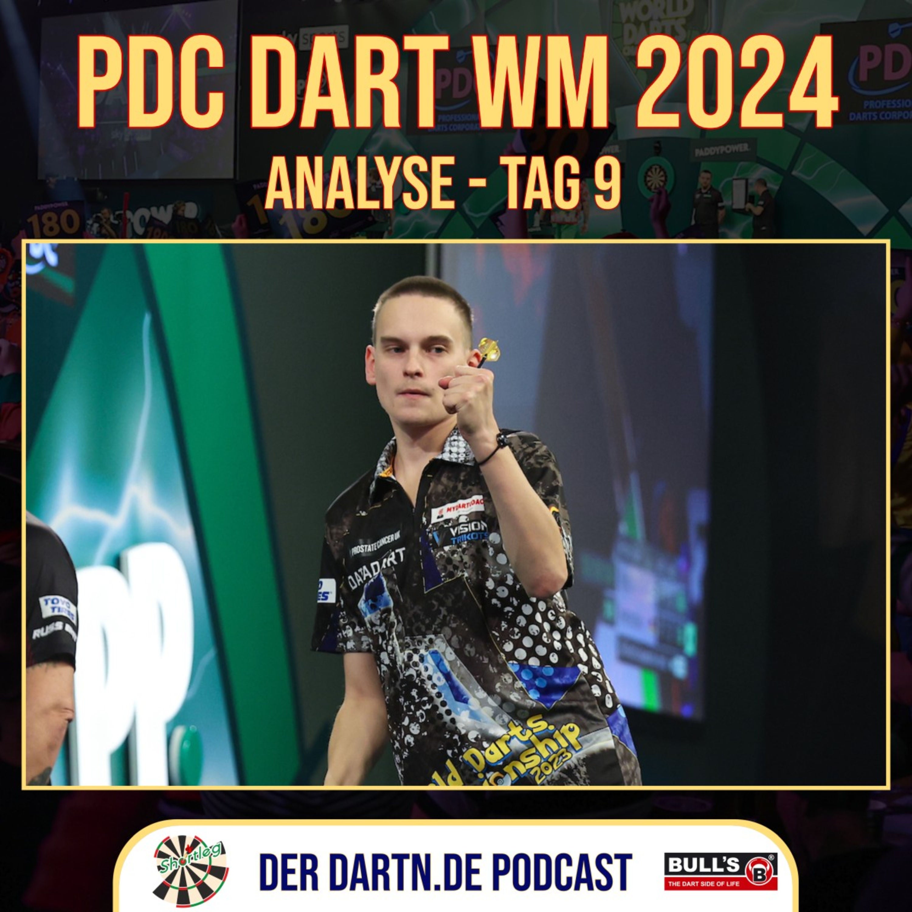 Shortleg - PDC Dart WM 2024 - Tag 9 + Vorschau Runde 3