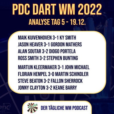 Shortleg - PDC WM 2022 - Tag 5 mit Pero Ljubic