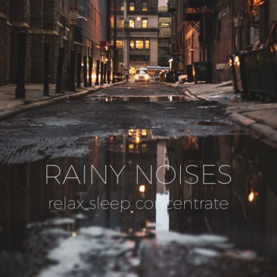 Rainy Street Noise | Noises for better sleep, relaxing, focus time & baby soothe