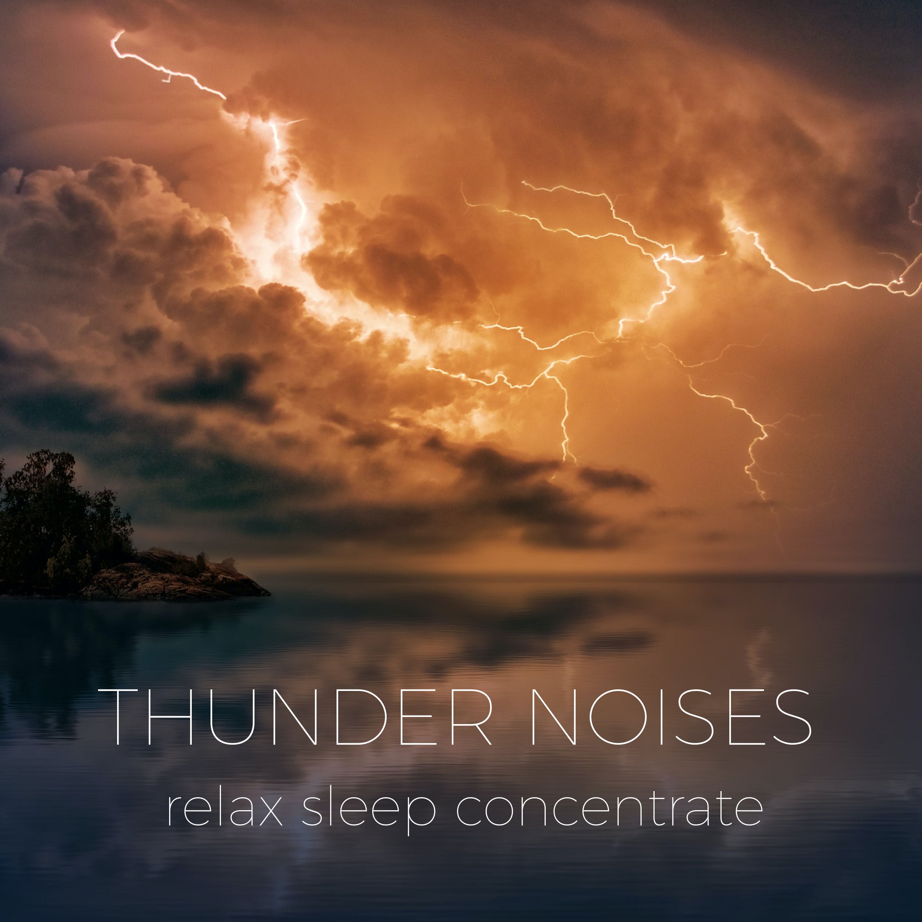 Thunder and Rumbling Noise | Noises for better sleep, relaxing, focus time & baby soothe
