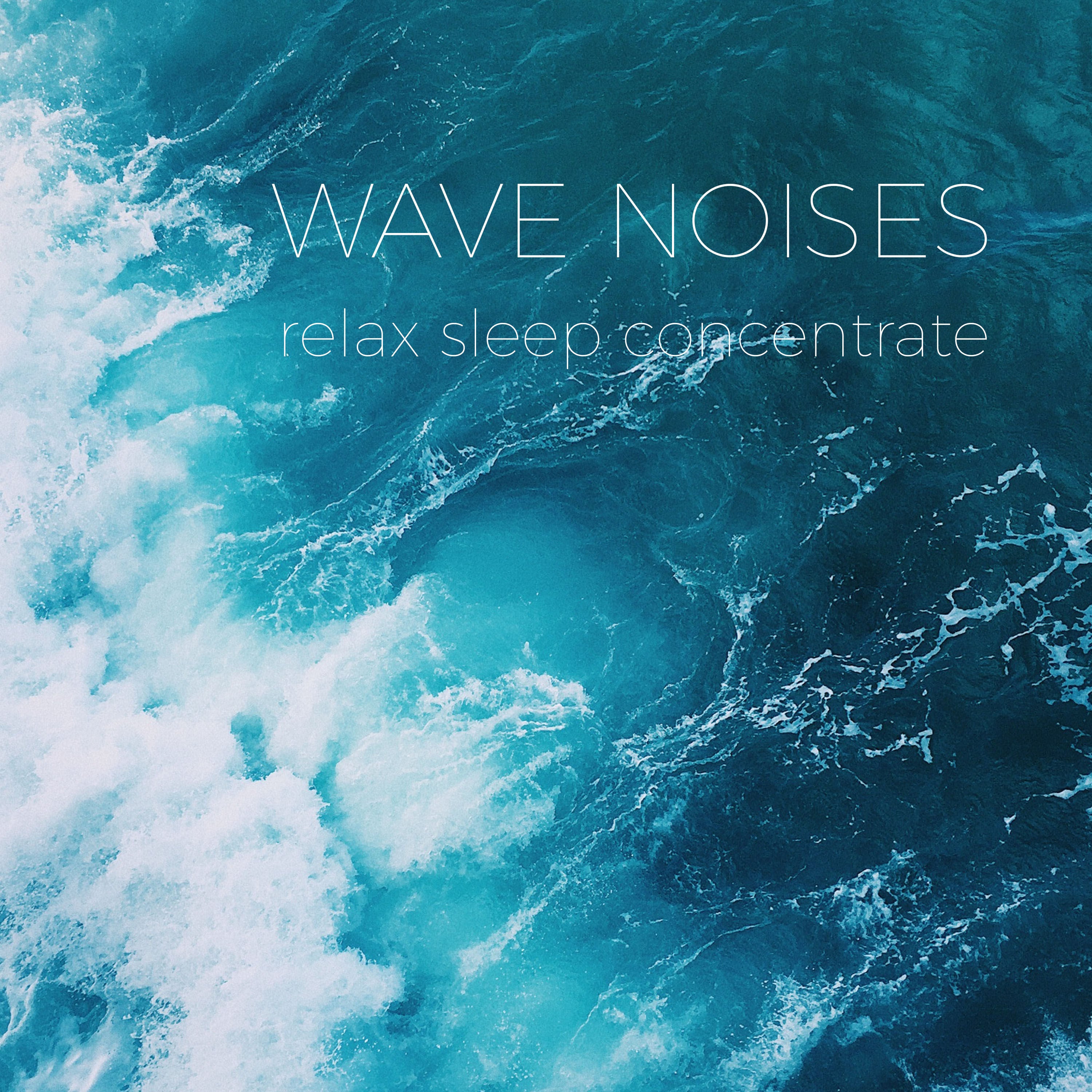 Waves Crashing Noise | Noises for better sleep, relaxing, focus time & baby soothe