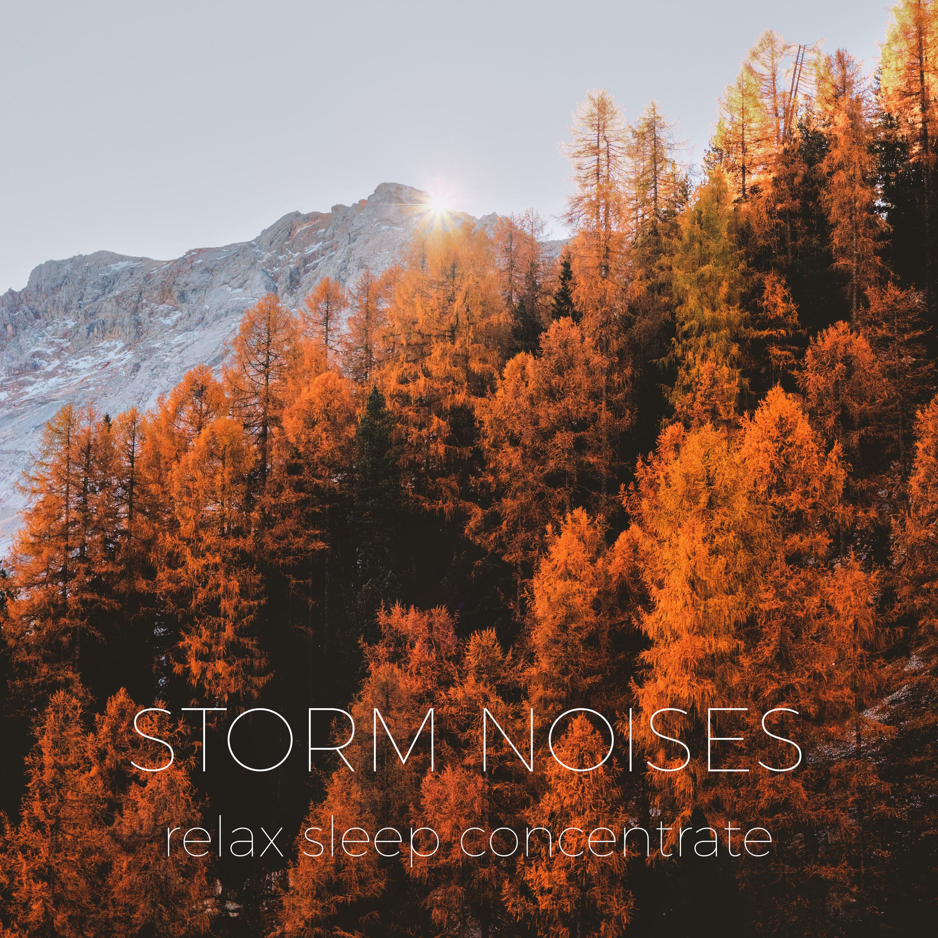 Autumn Weather Rainstorm Noise | Noises for better sleep, relaxing, focus time & baby soothe