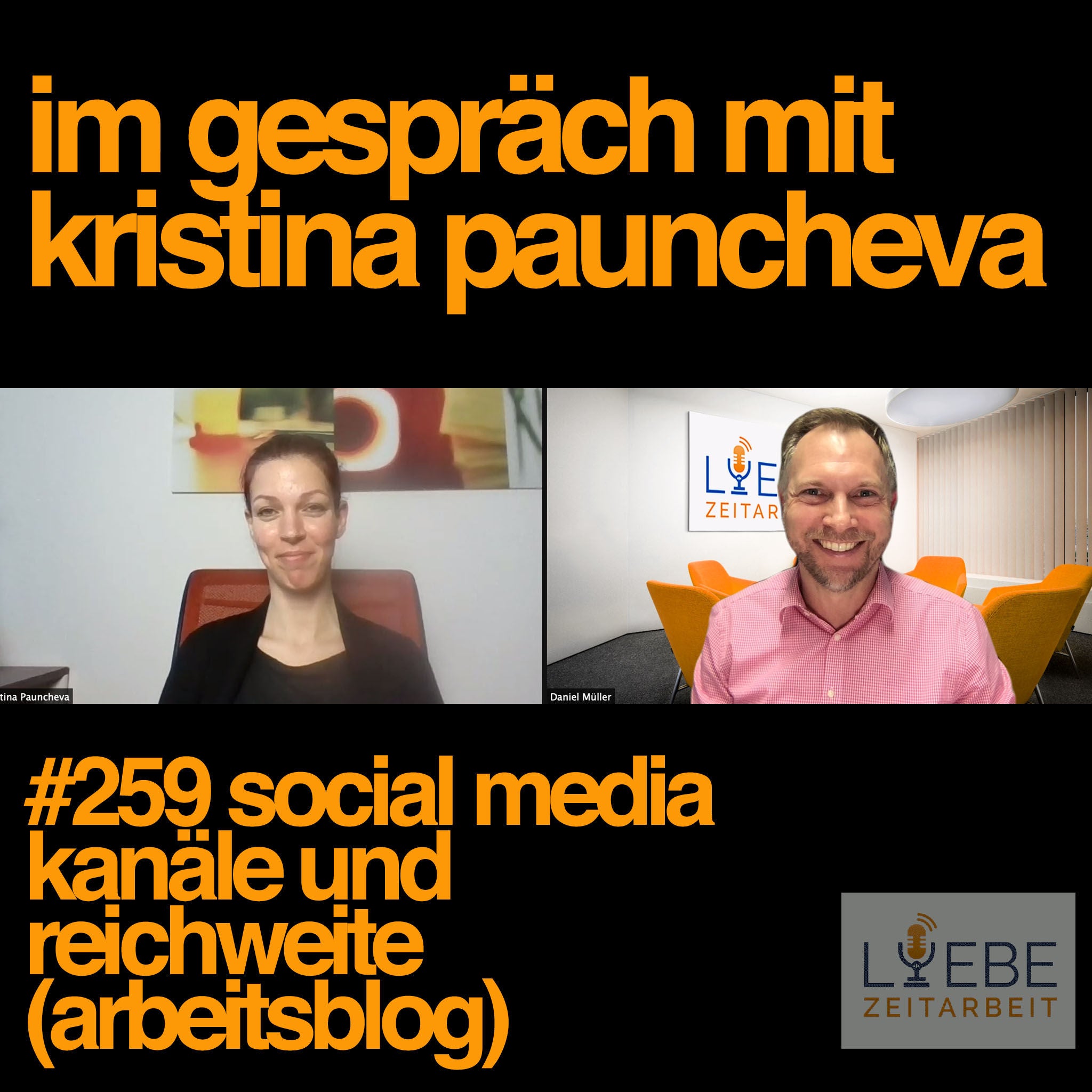 #259 Social Media Kanäle und Reichweite (Arbeitsblog) - Kristina Pauncheva