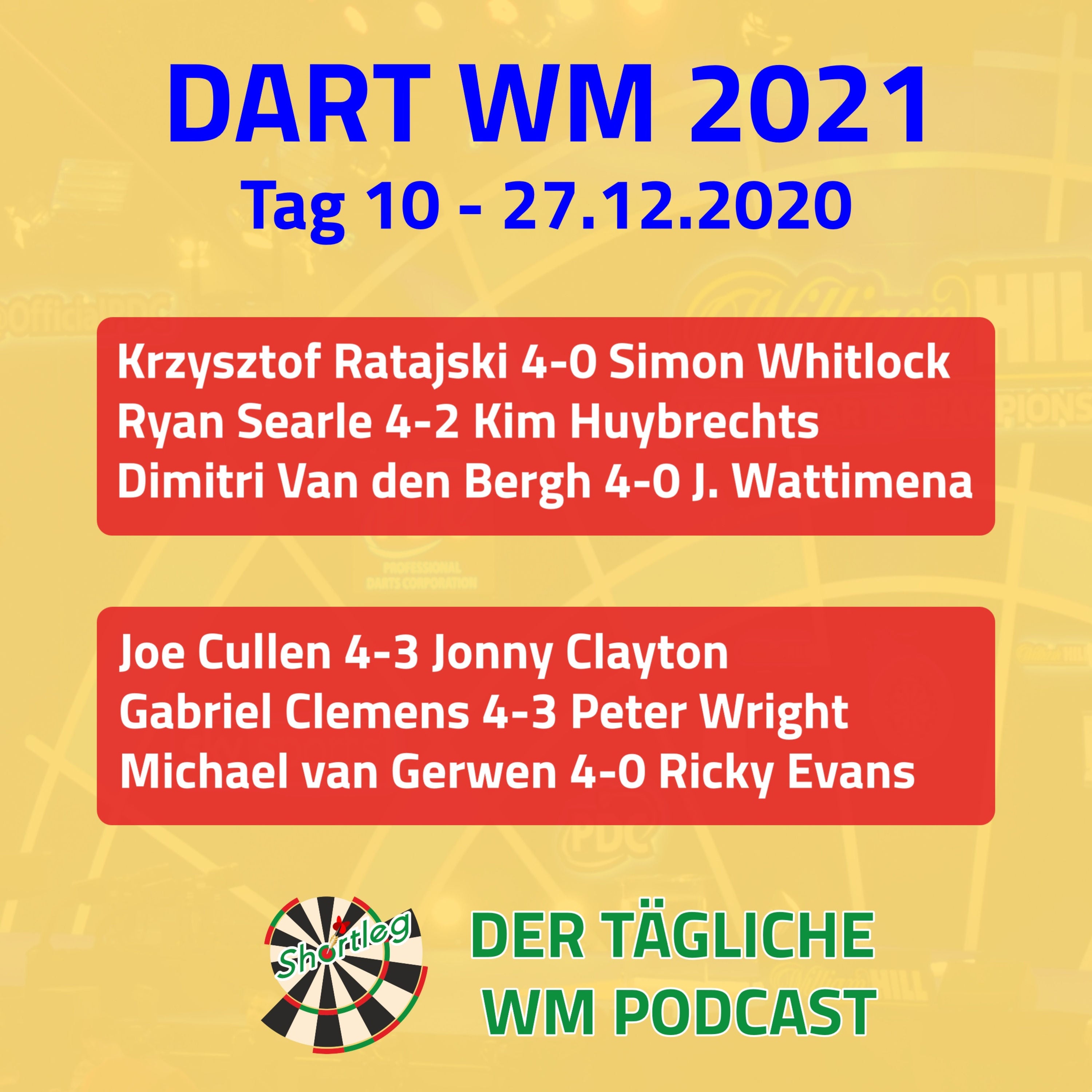 Shortleg - PDC WM 2021 - Tag 10