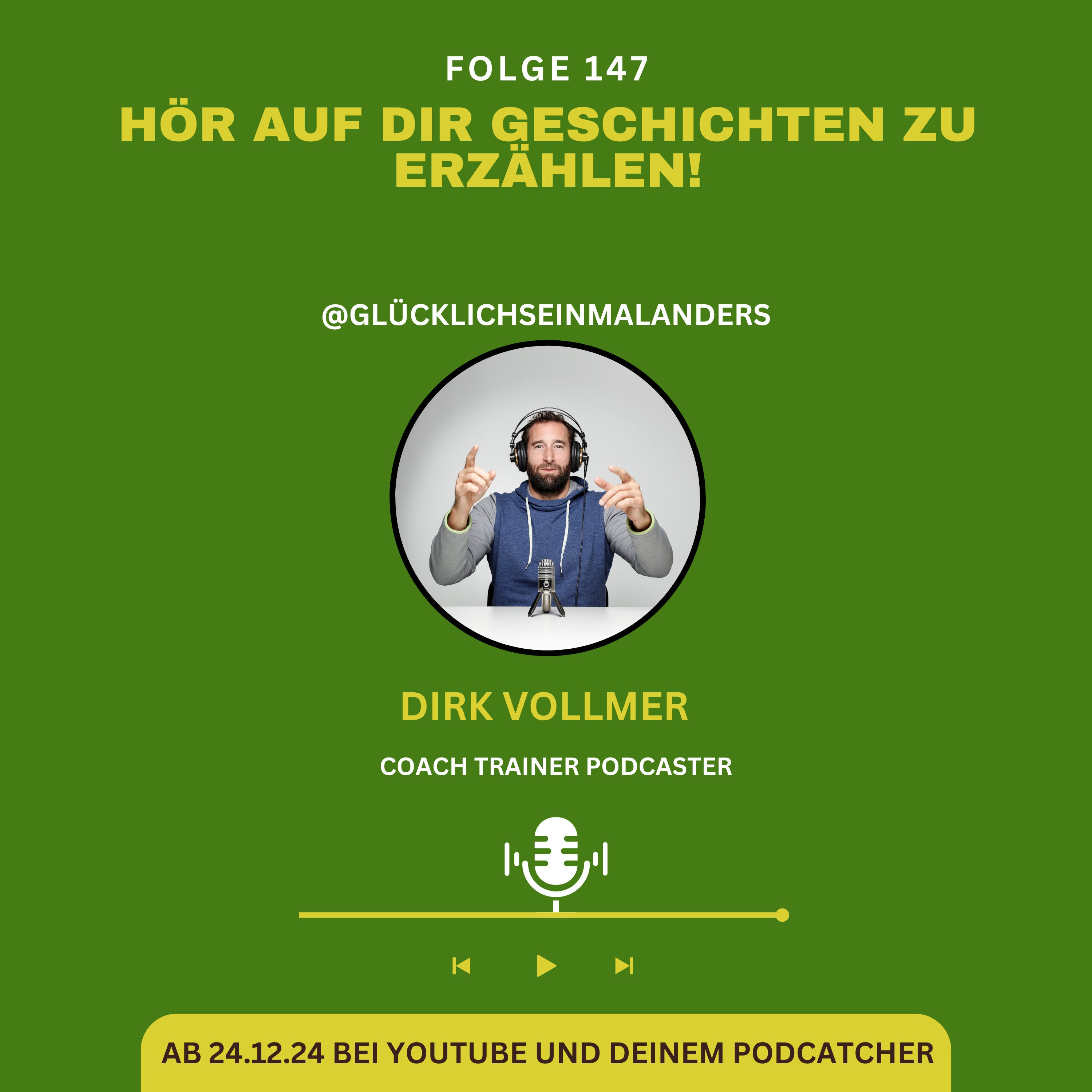 Hör auf dir Geschichten zu erzählen
