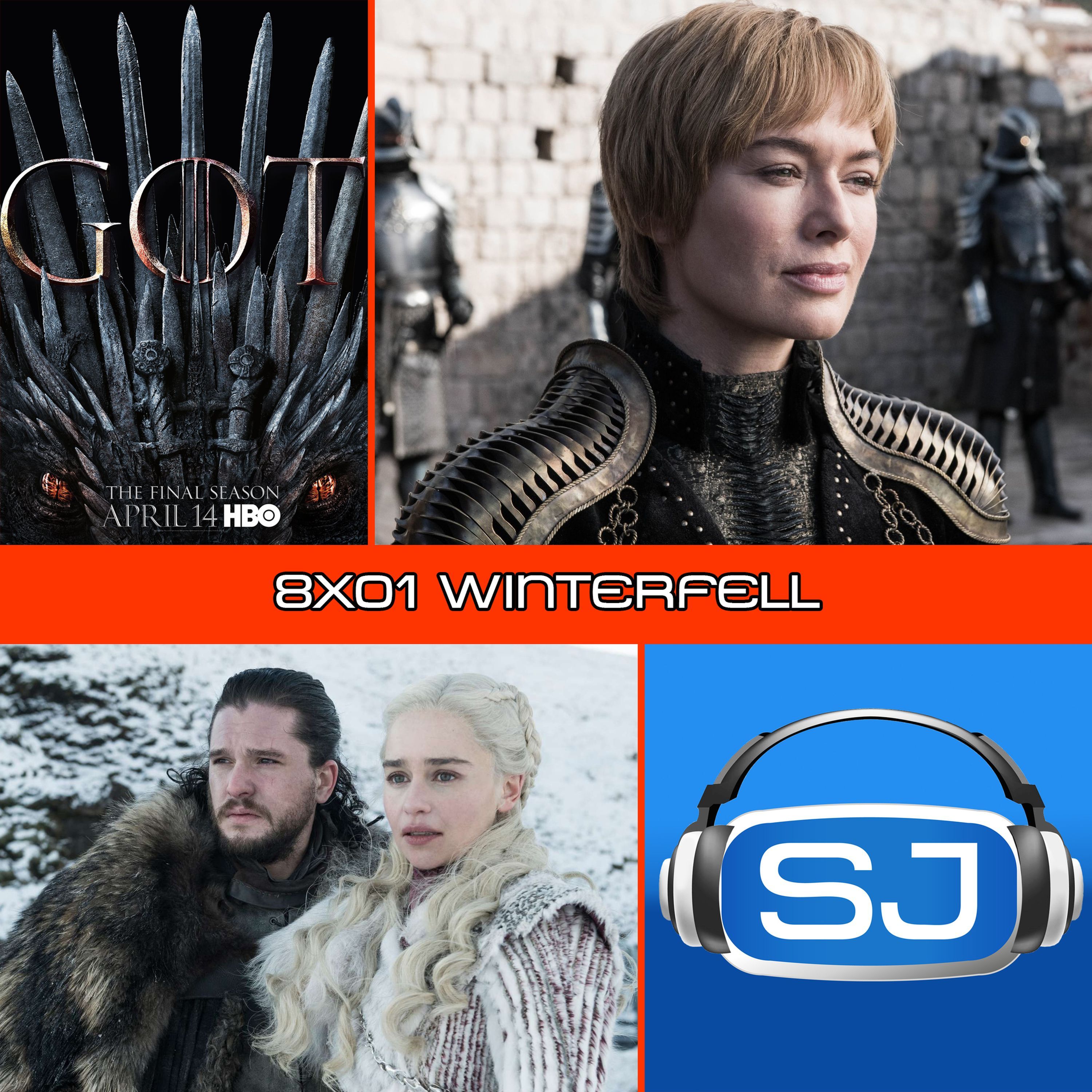 Game of Thrones 8x01 Winterfell
