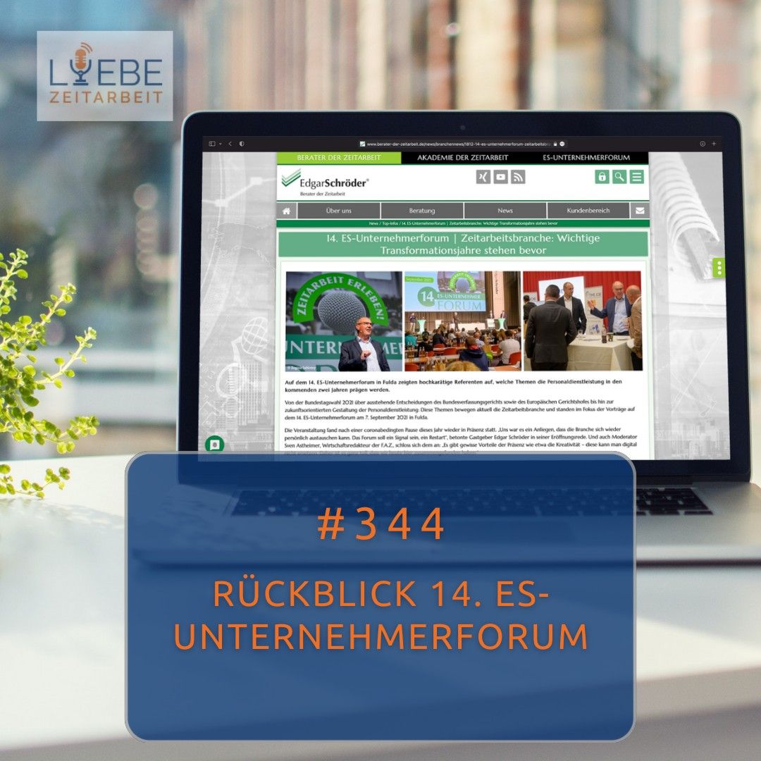 #344 Rückblick 14. ES-Unternehmerforum