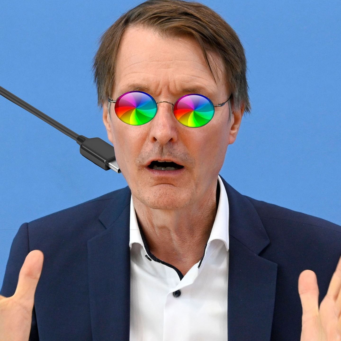 Lauterbot beim System-Update