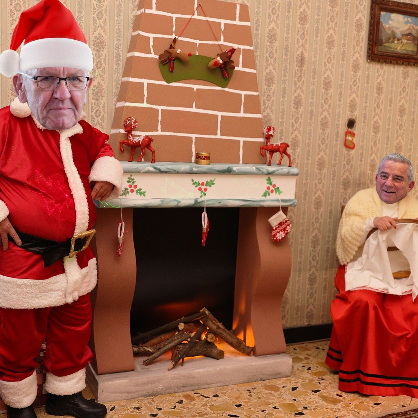 Fragen Sie Kretschmann: Mangel an Weihnachtsmann-Darstellern