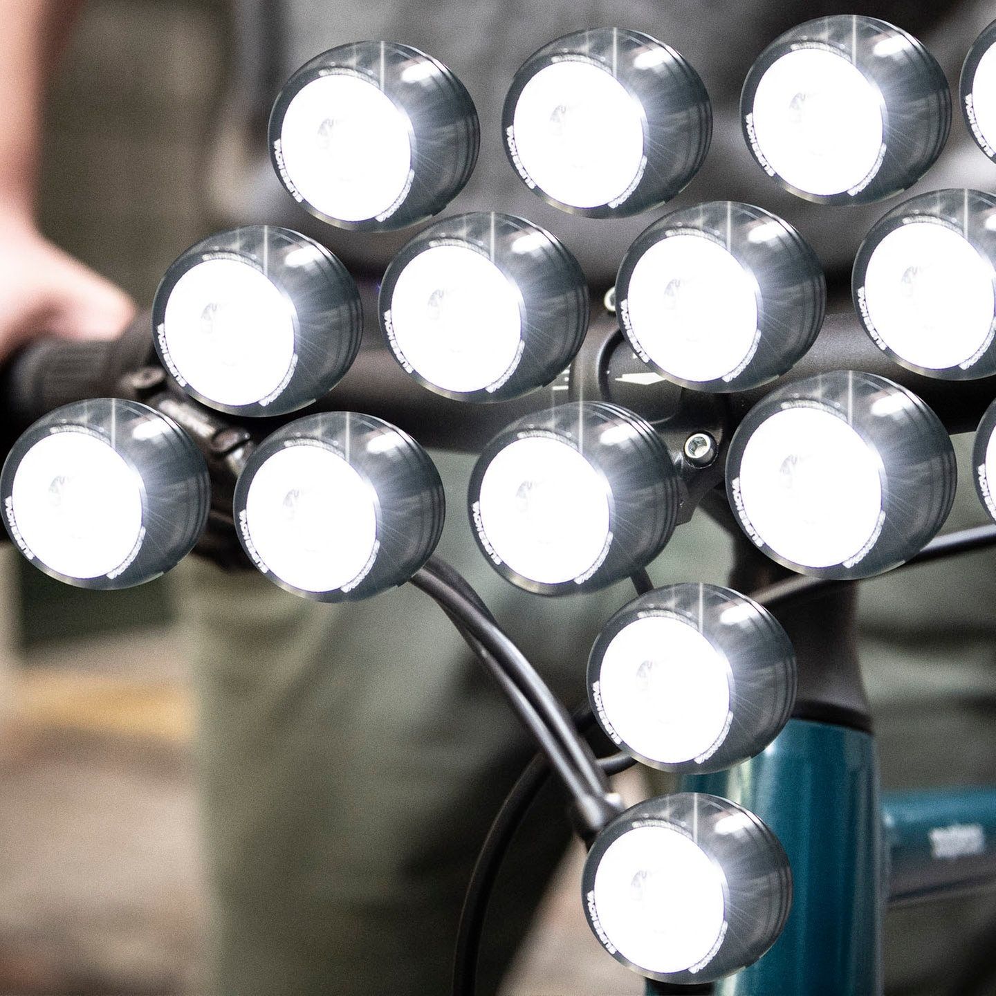 Zu viel Licht am Fahrrad