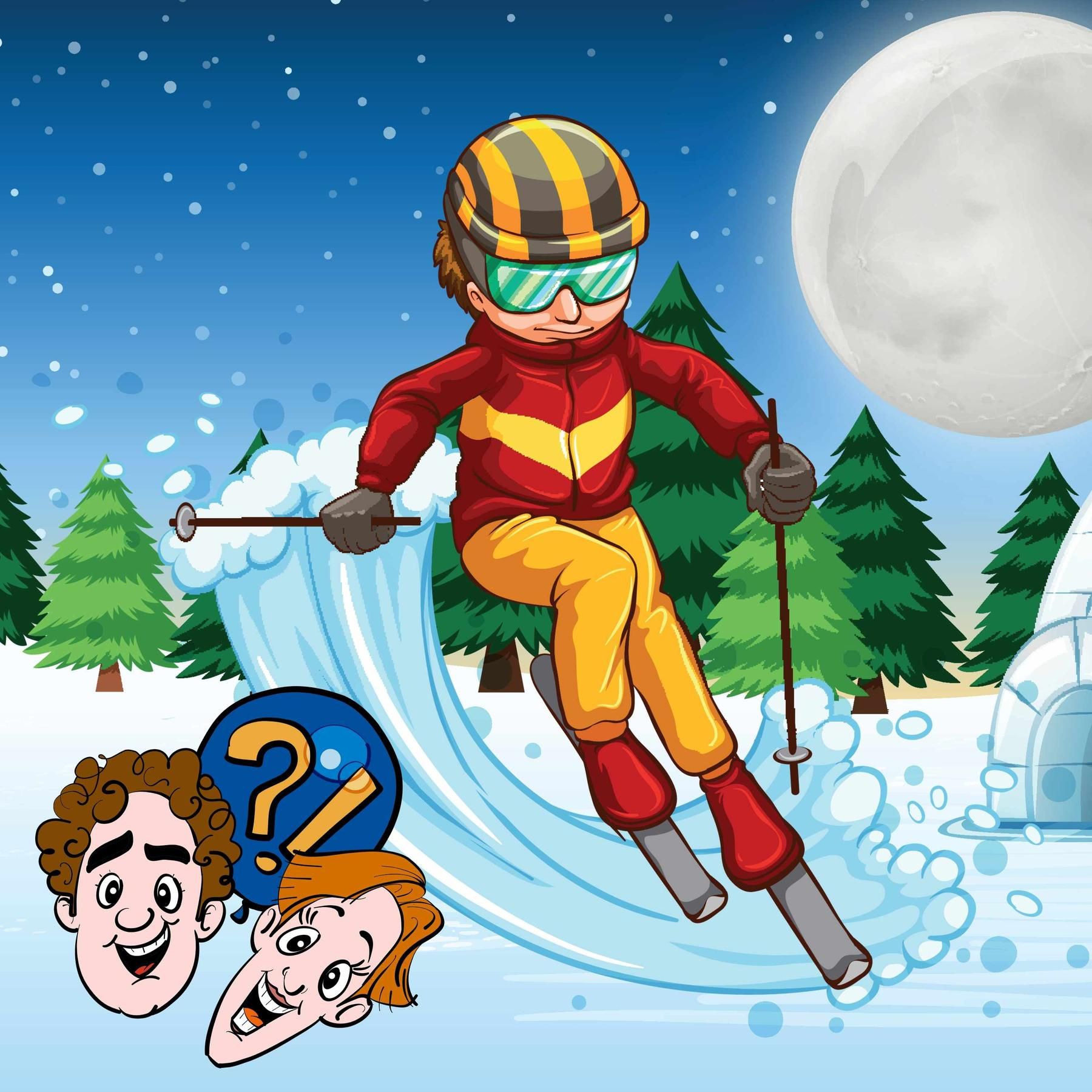 Kann man auf dem Mond Ski fahren?