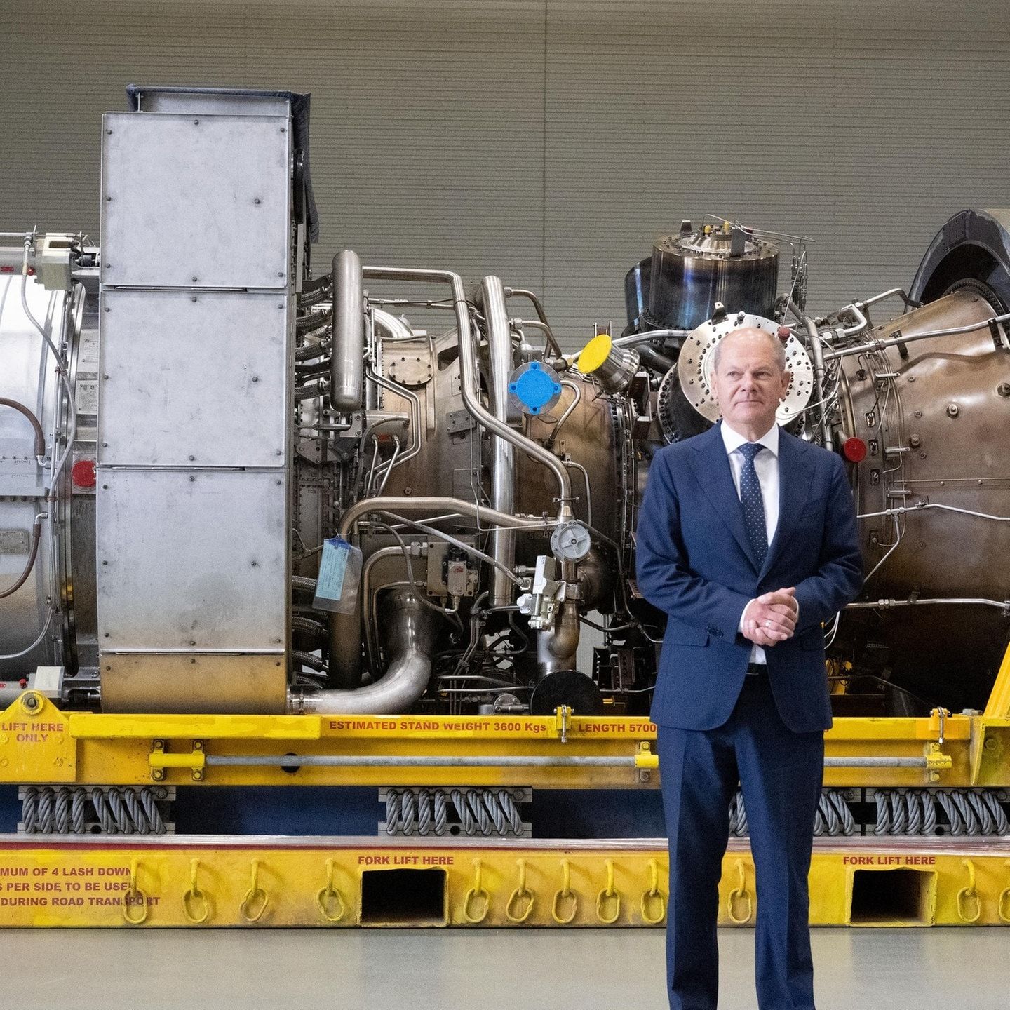 Scholz und die Turbine
