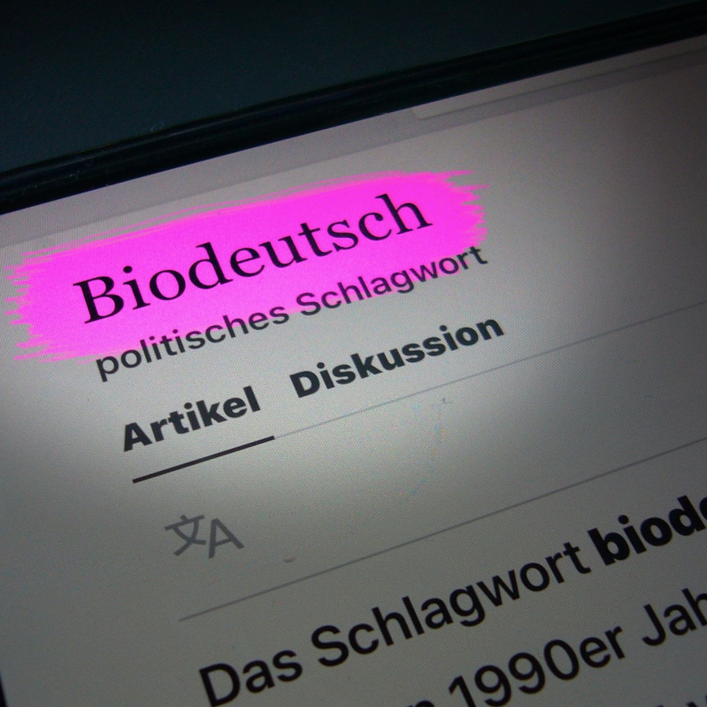 Fragen Sie Kretschmann: Unwort Biodeutsch